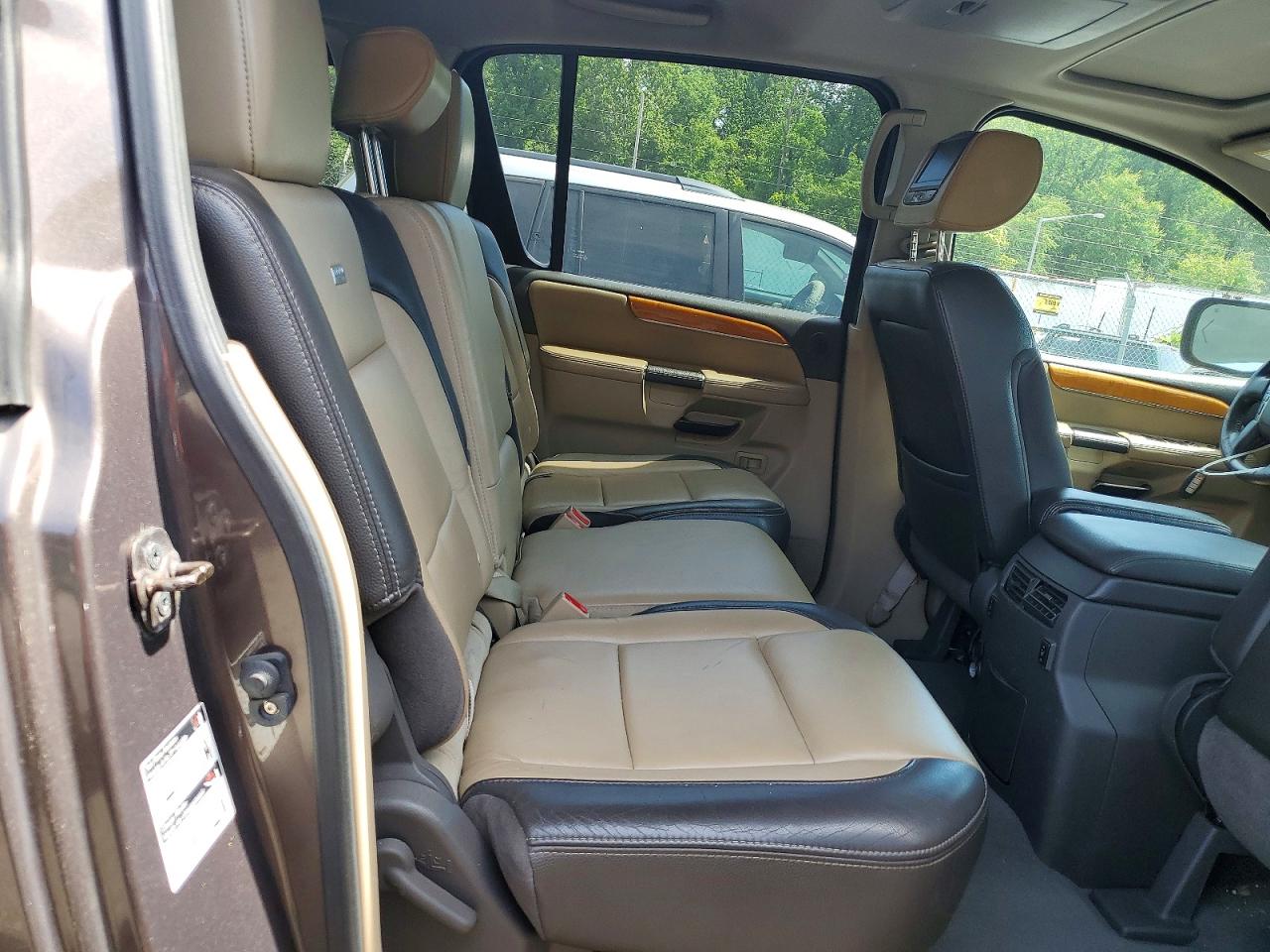 2014 Nissan Armada Platinum Brown vin: 5N1AA0NCXEN602463