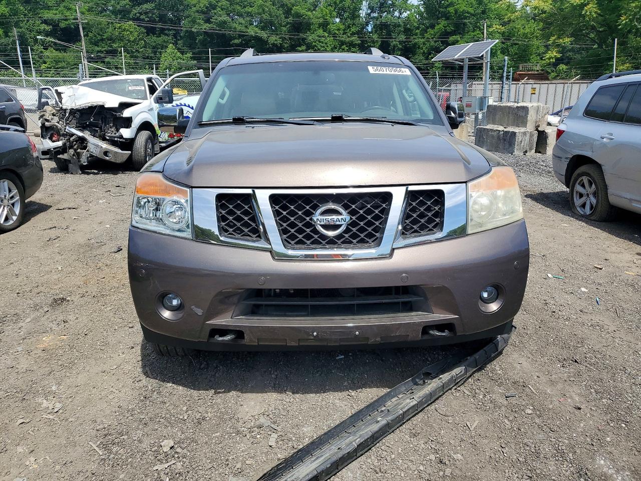 2014 Nissan Armada Platinum Brown vin: 5N1AA0NCXEN602463
