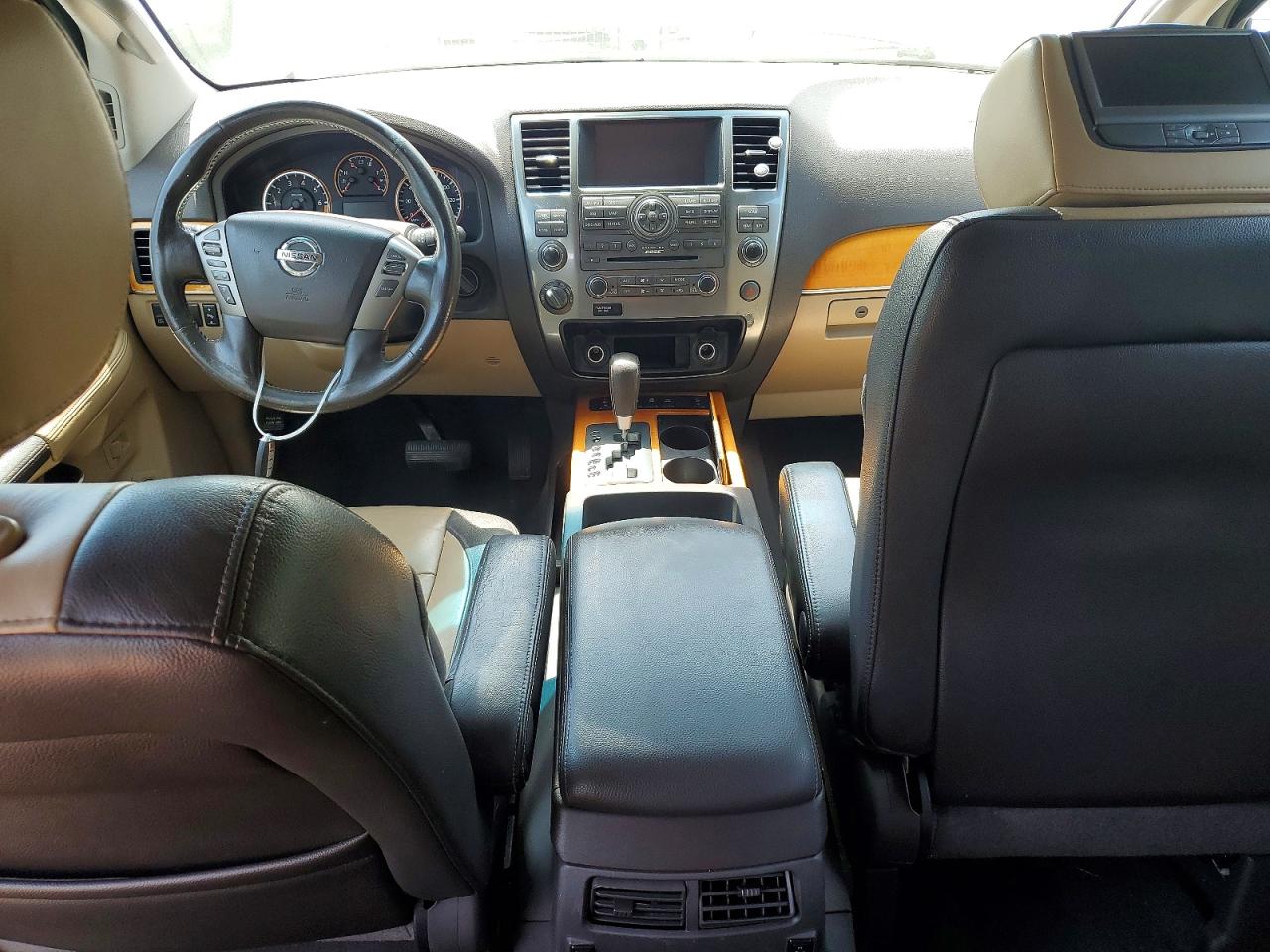 2014 Nissan Armada Platinum Brown vin: 5N1AA0NCXEN602463