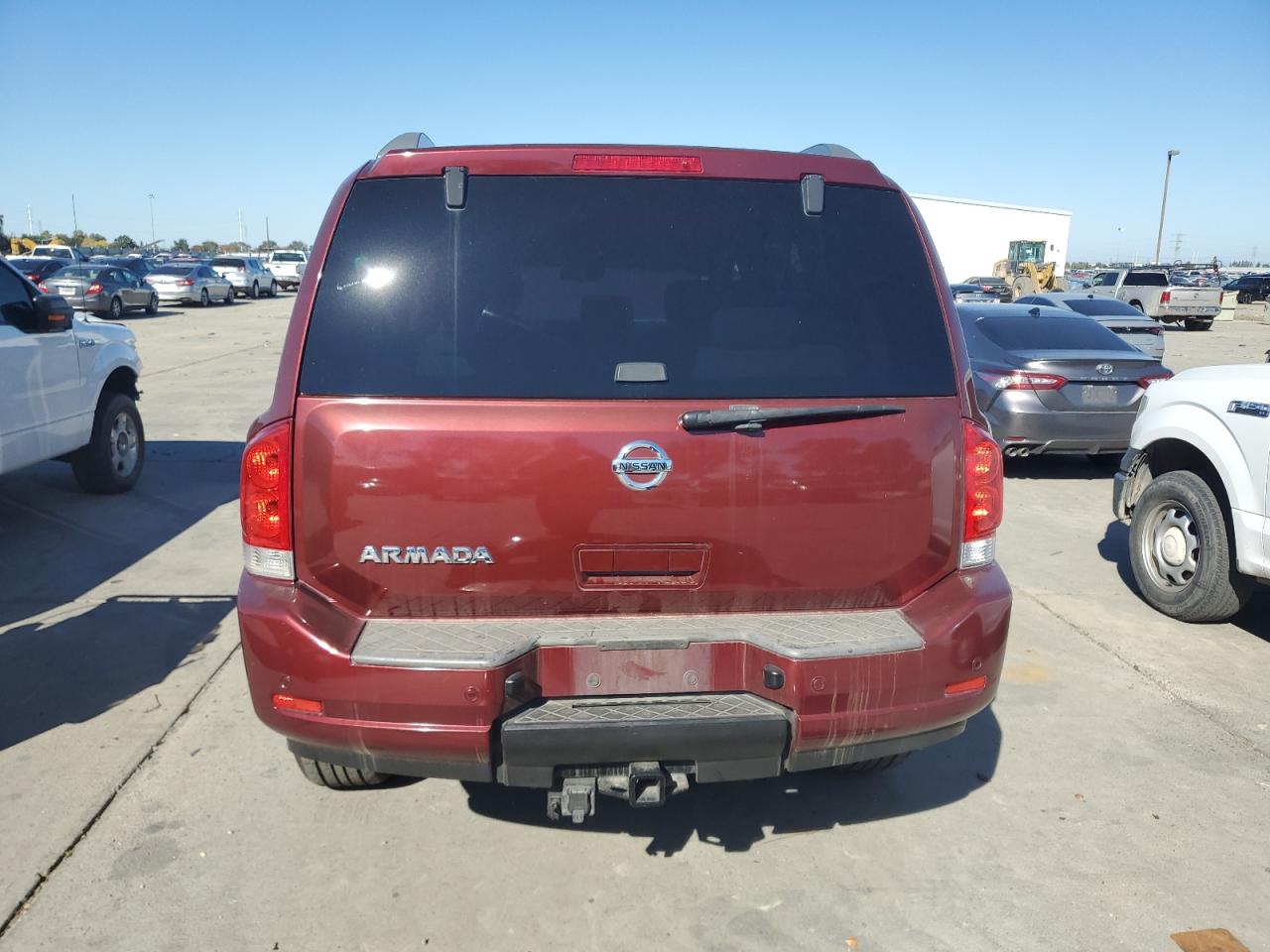 2011 Nissan Armada Sv Red vin: 5N1AA0ND0BN601875