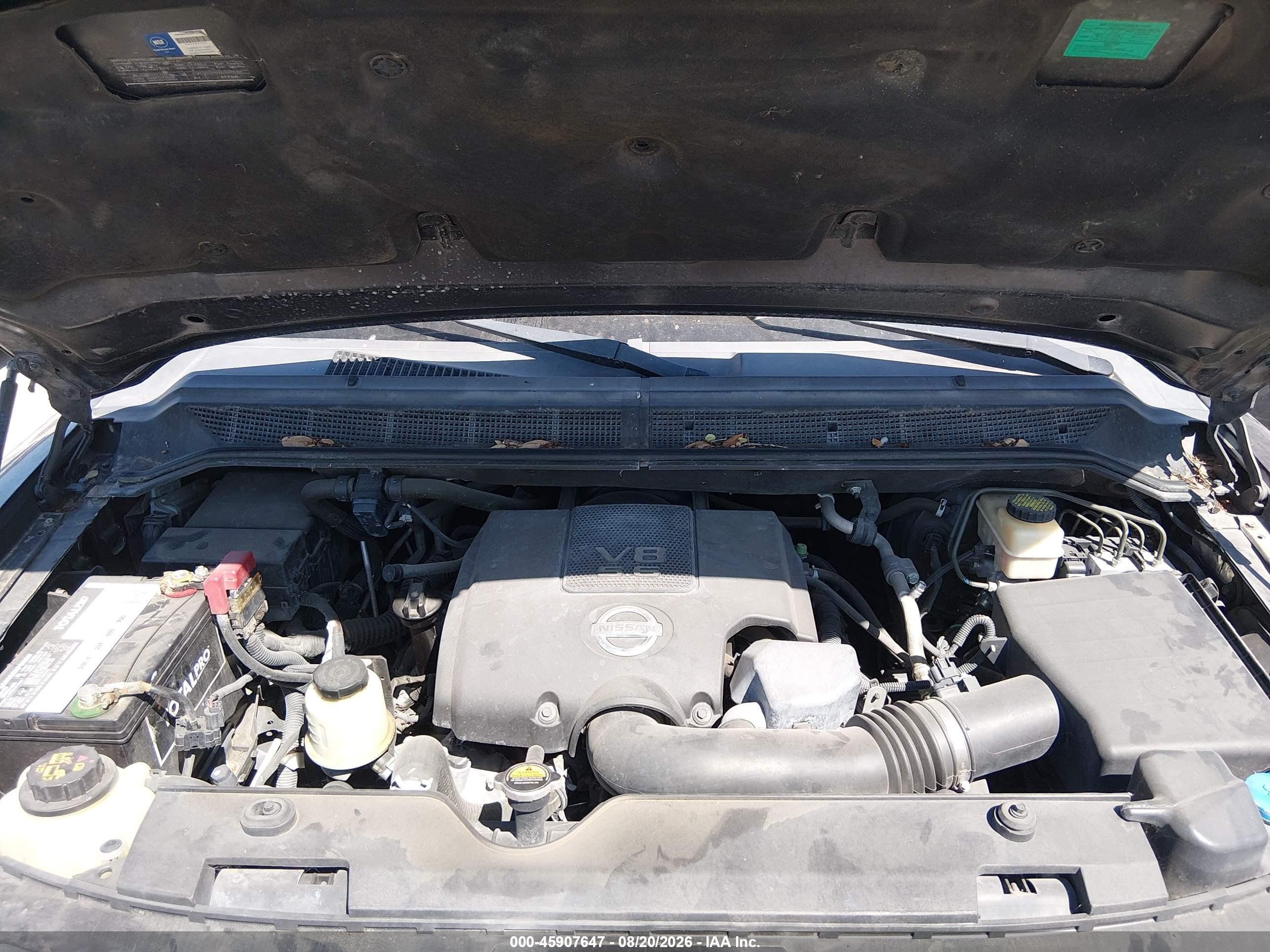 2014 Nissan Armada Sv Black vin: 5N1AA0ND1EN607785