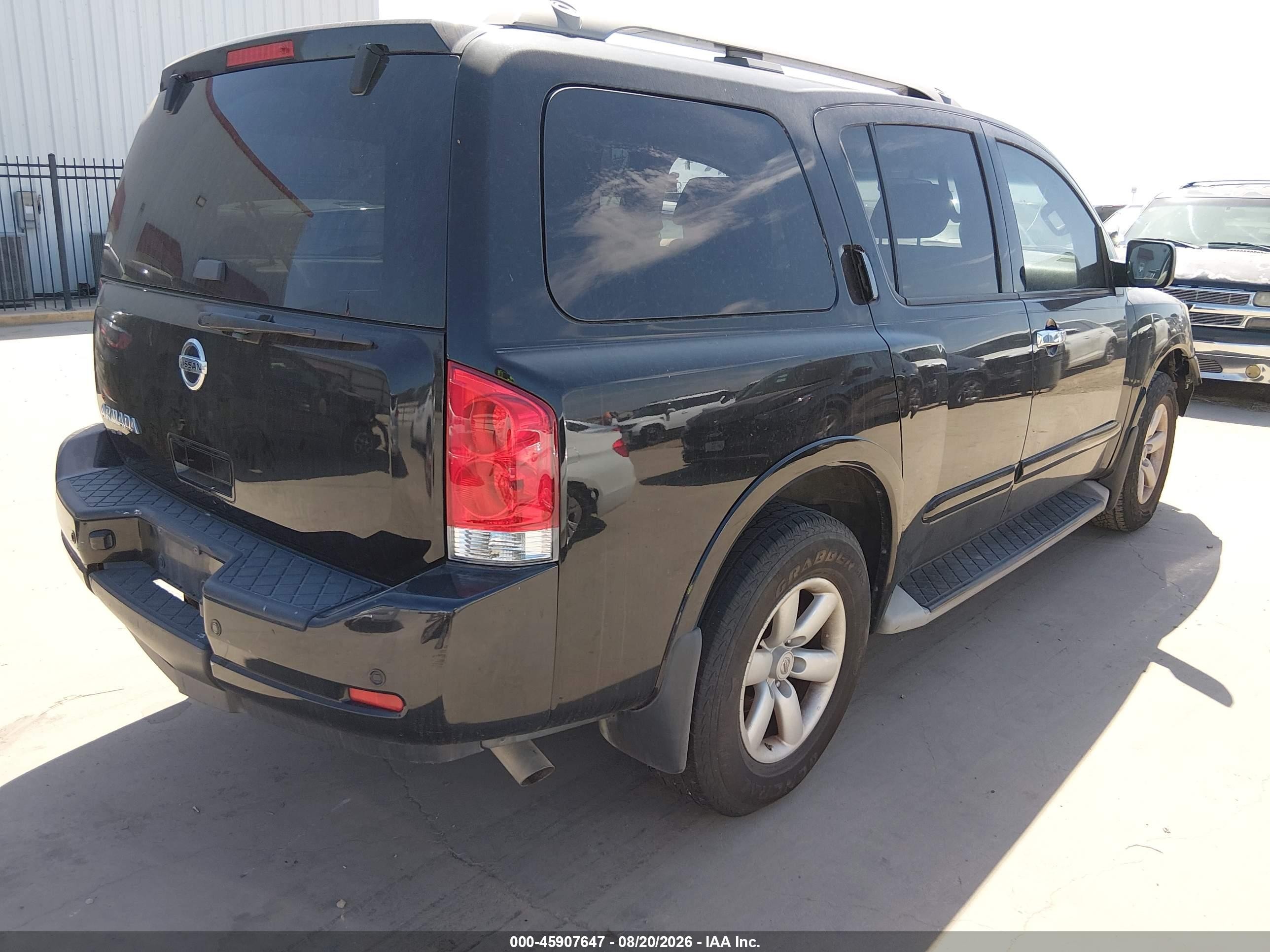 2014 Nissan Armada Sv Black vin: 5N1AA0ND1EN607785