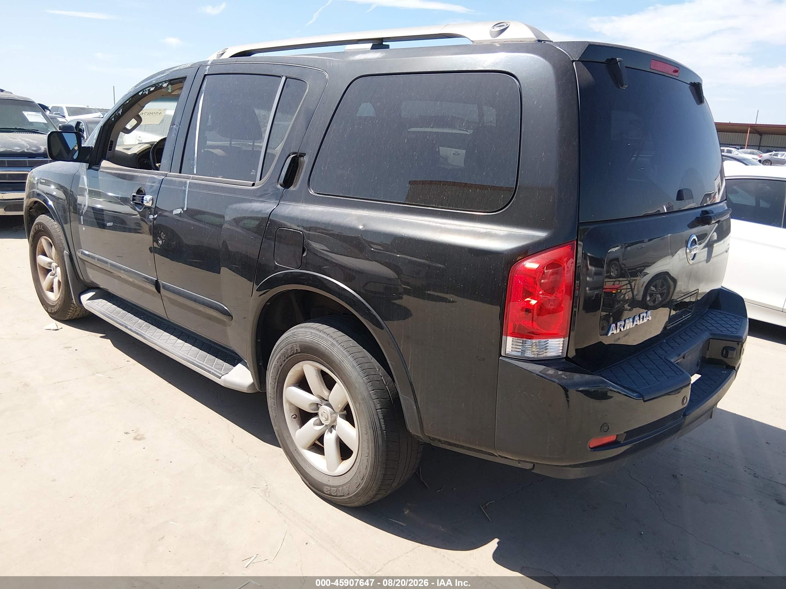 2014 Nissan Armada Sv Black vin: 5N1AA0ND1EN607785
