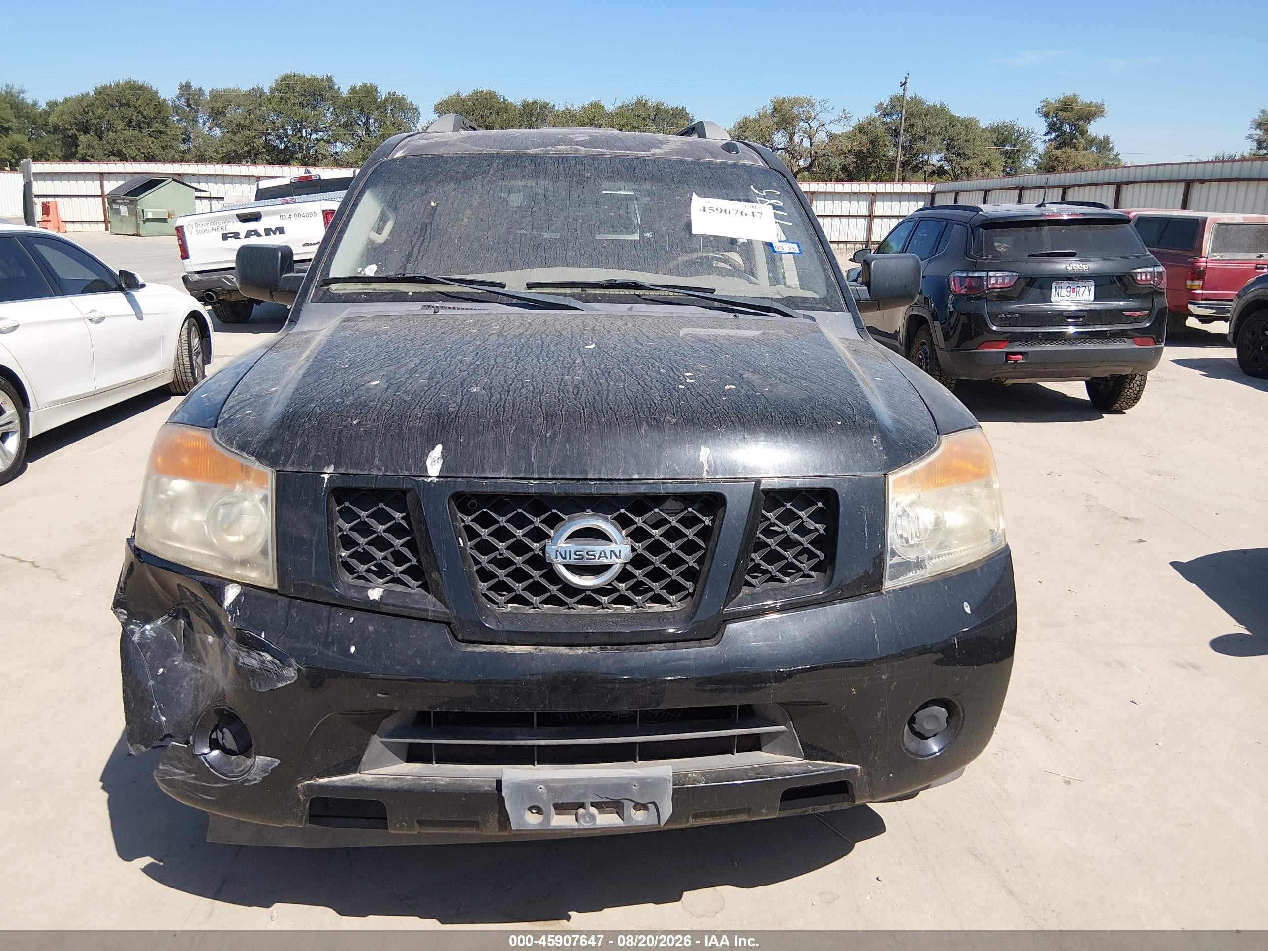 2014 Nissan Armada Sv Black vin: 5N1AA0ND1EN607785