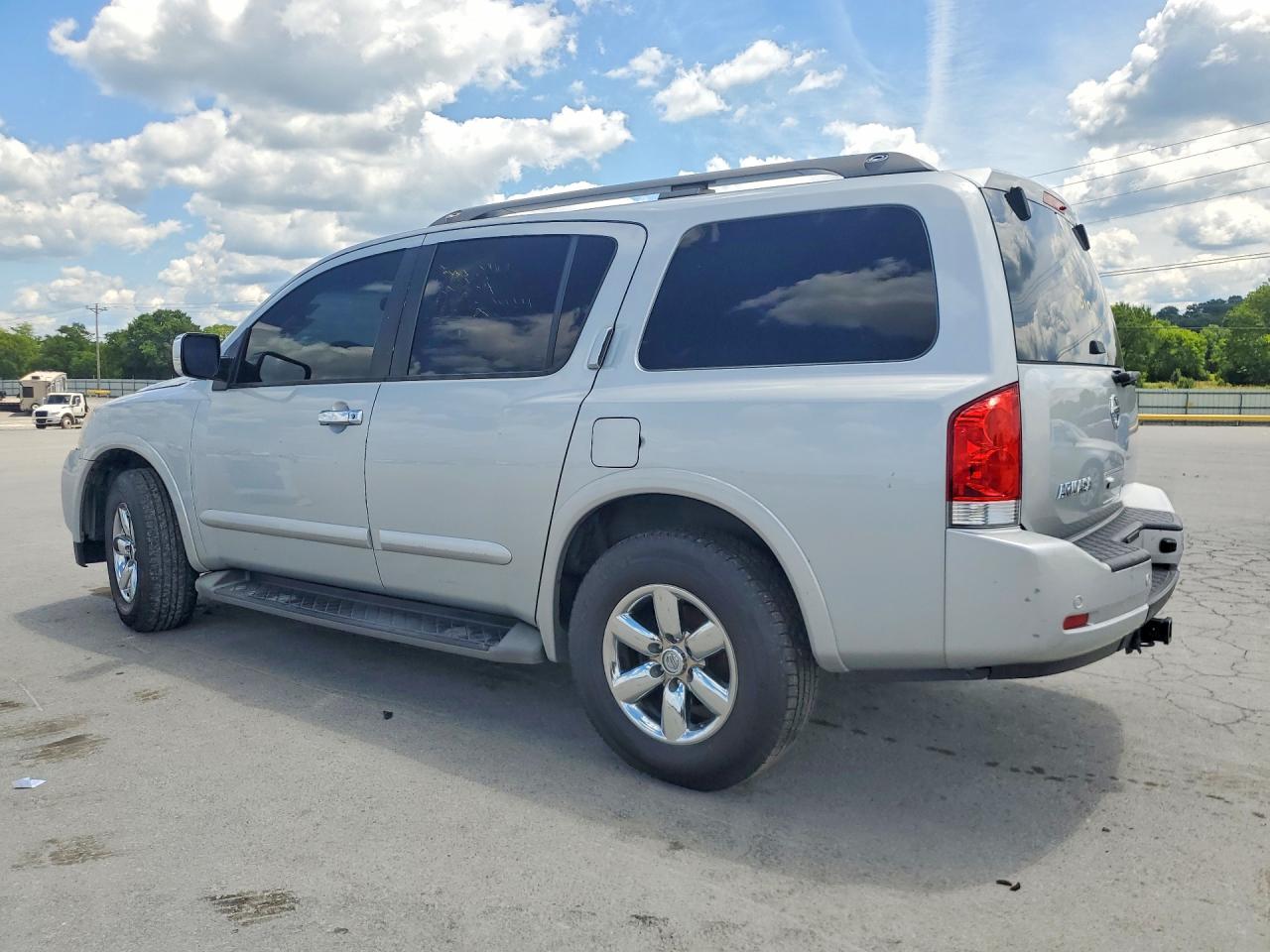 2015 Nissan Armada Sv Silver vin: 5N1AA0ND1FN607397