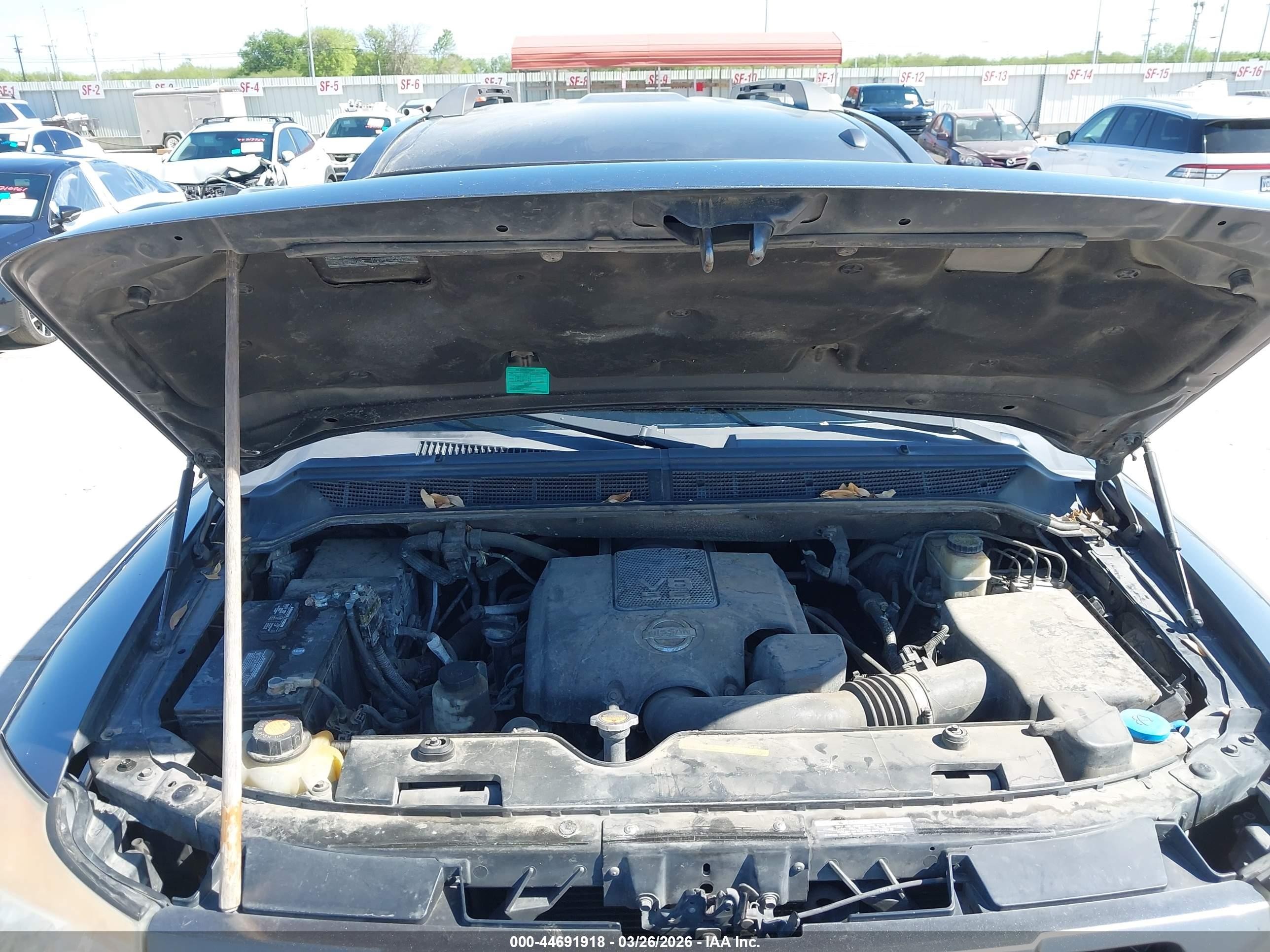 2015 Nissan Armada Sv Серый vin: 5N1AA0ND1FN623292