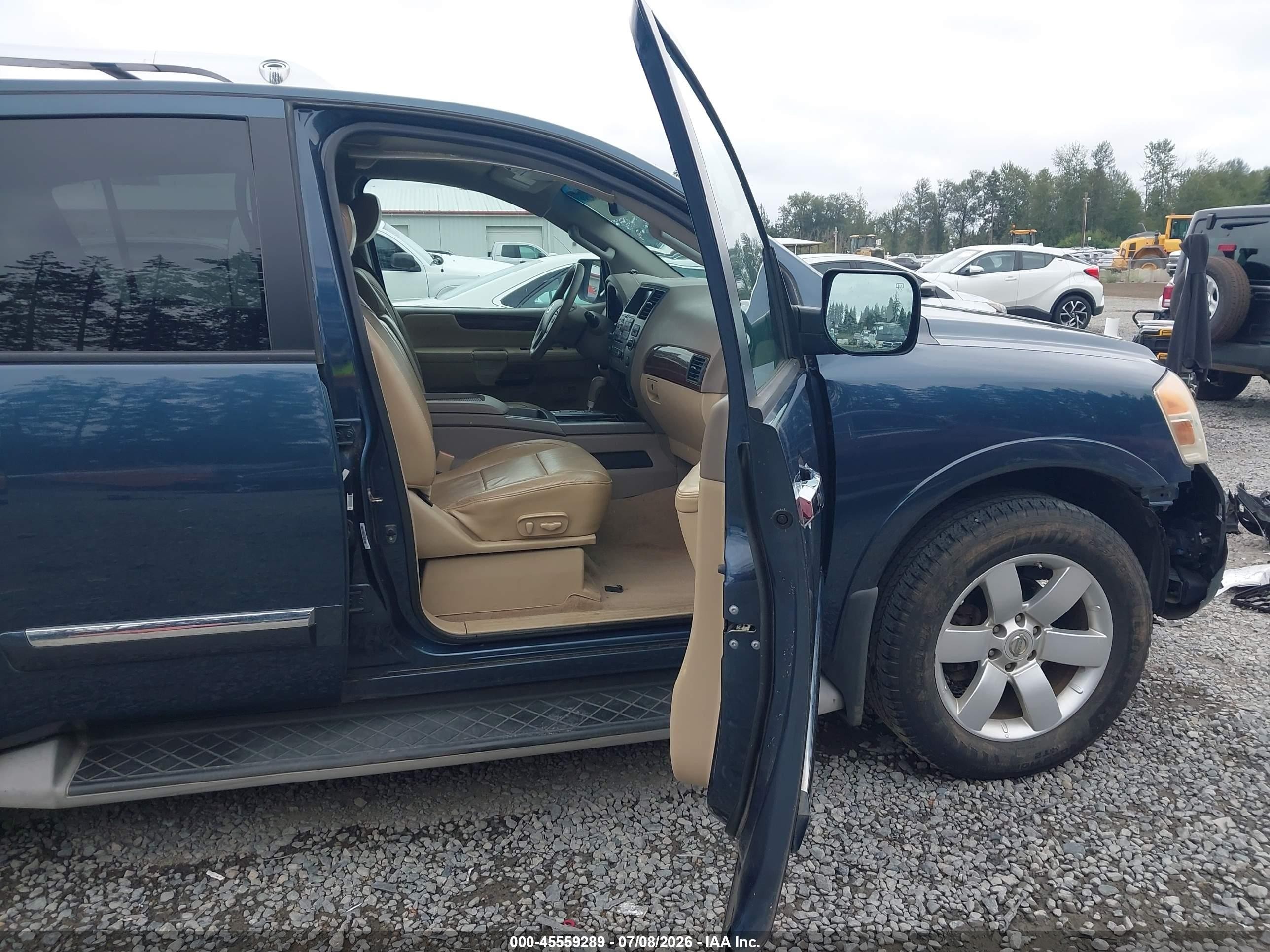 2013 Nissan Armada Sl Бирюзовый vin: 5N1AA0ND2DN606434