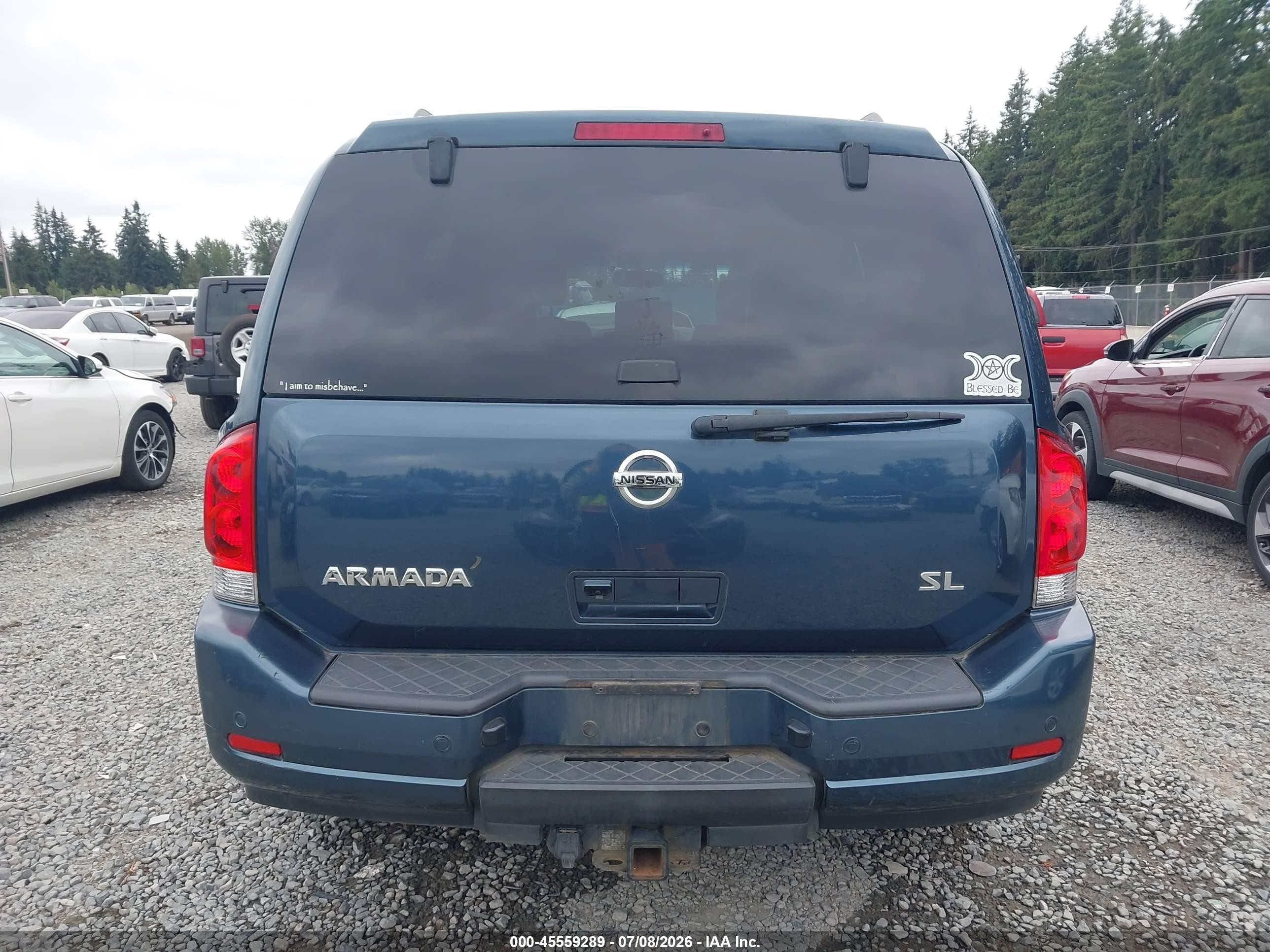 2013 Nissan Armada Sl Бирюзовый vin: 5N1AA0ND2DN606434
