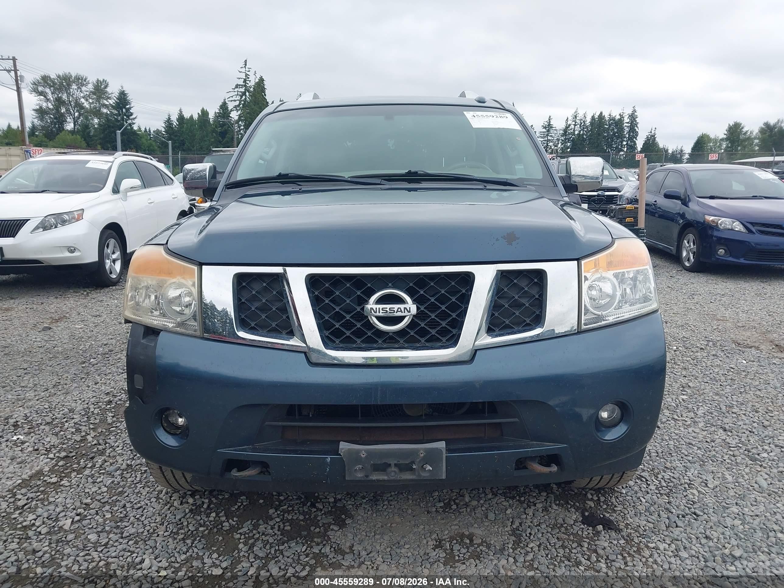2013 Nissan Armada Sl Бирюзовый vin: 5N1AA0ND2DN606434