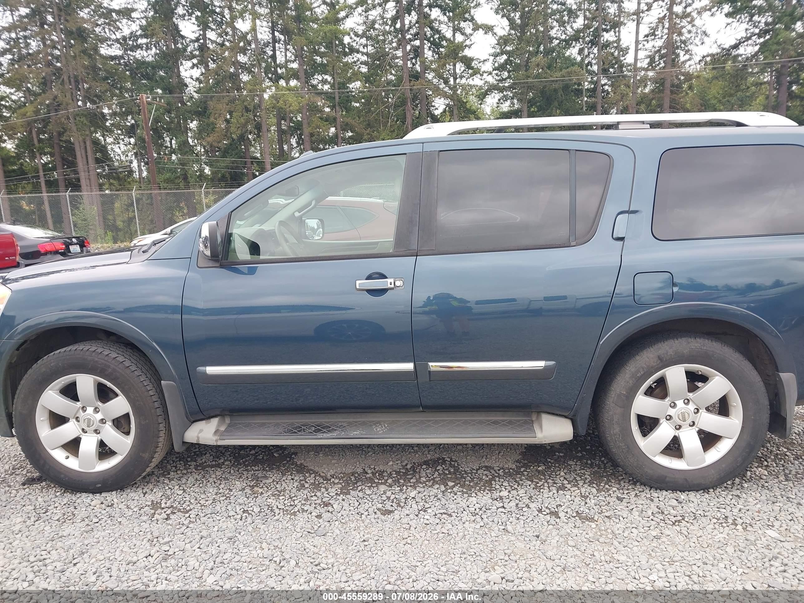 2013 Nissan Armada Sl Бирюзовый vin: 5N1AA0ND2DN606434