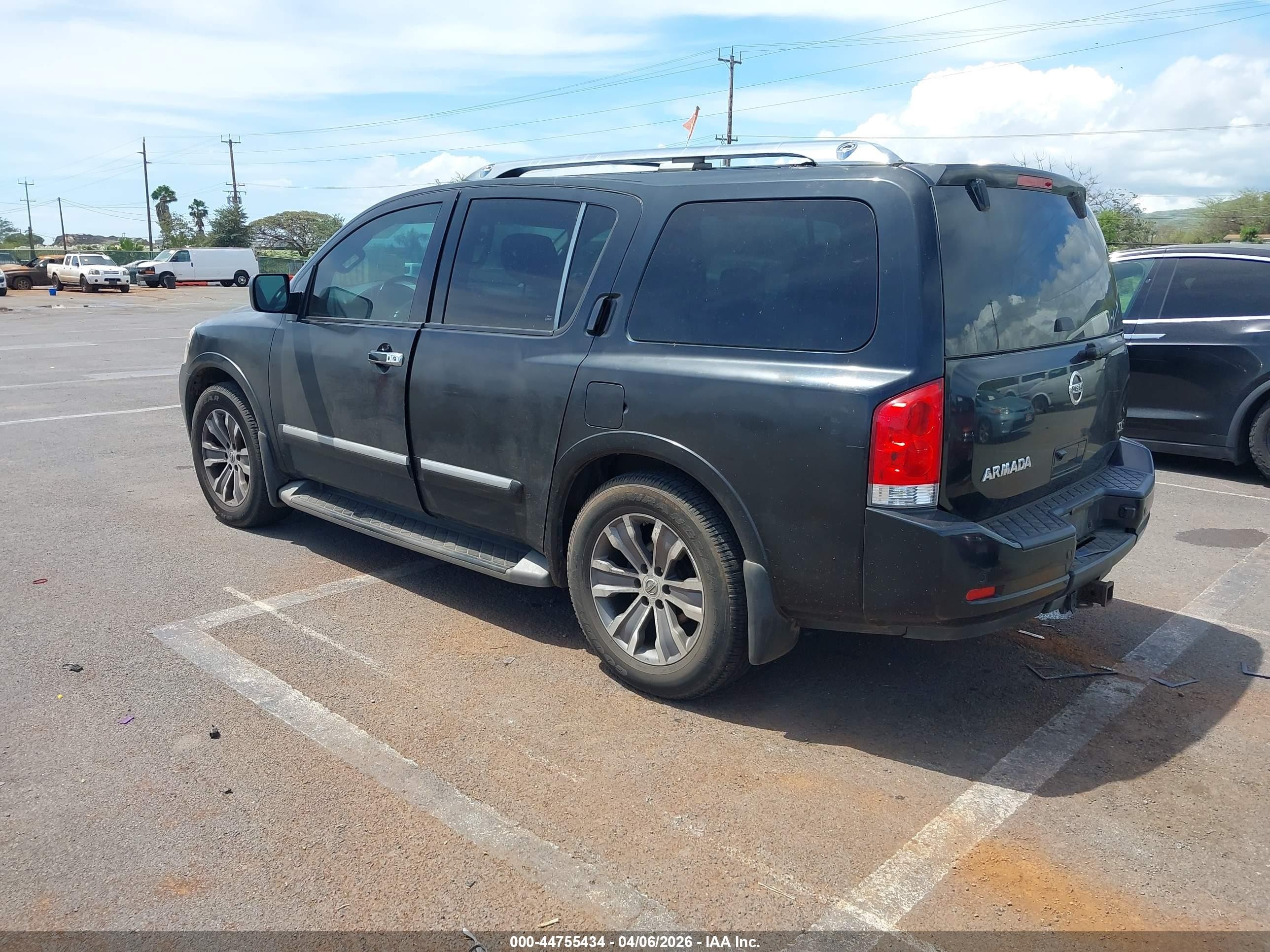 2015 Nissan Armada Sl Black vin: 5N1AA0ND2FN618666