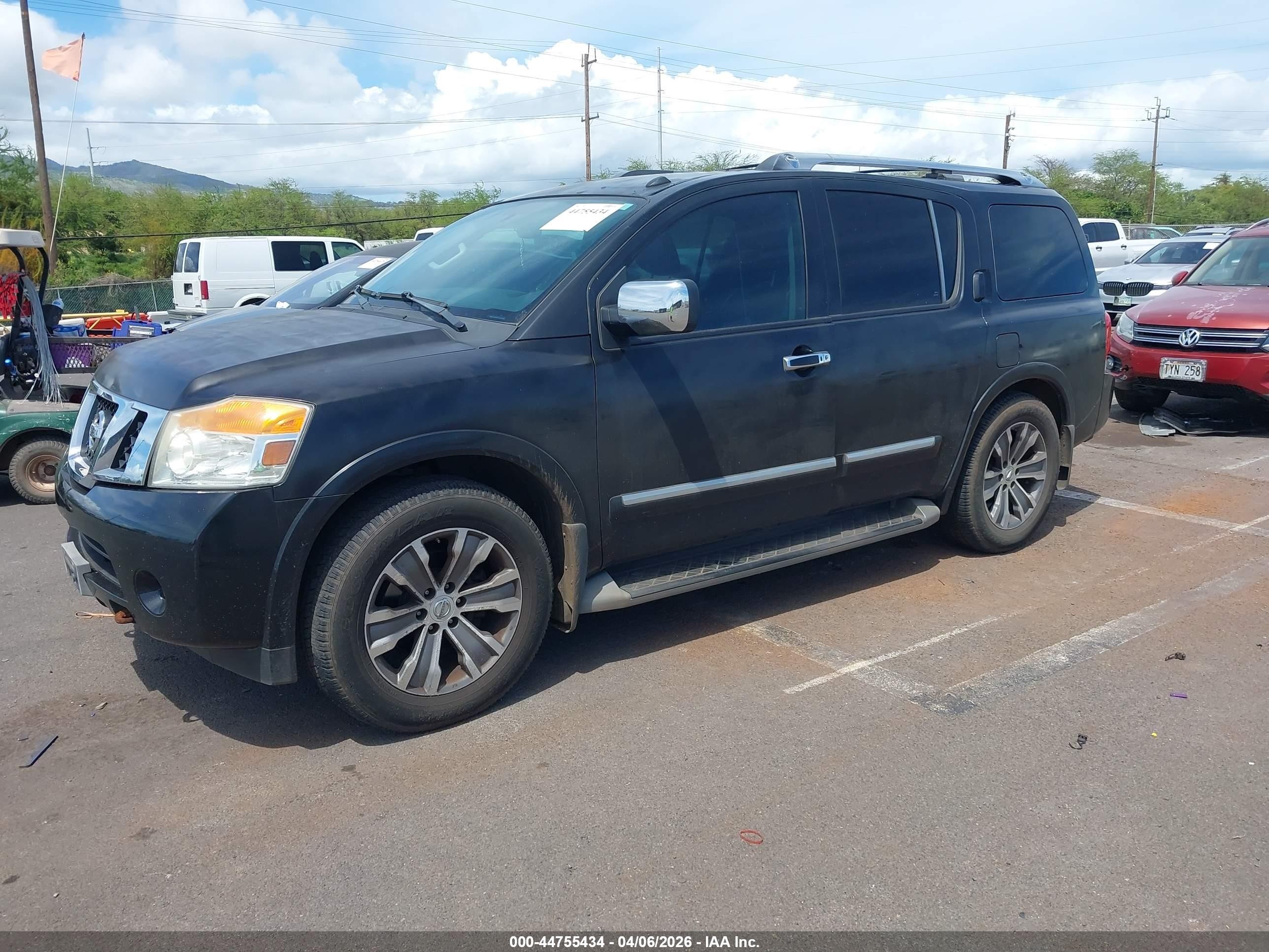 2015 Nissan Armada Sl Black vin: 5N1AA0ND2FN618666