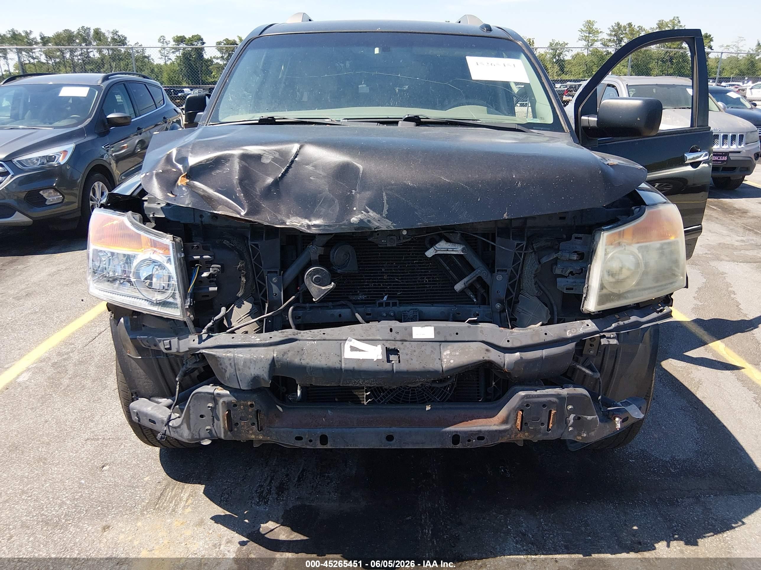 2015 Nissan Armada Sv Brown vin: 5N1AA0ND3FN607661