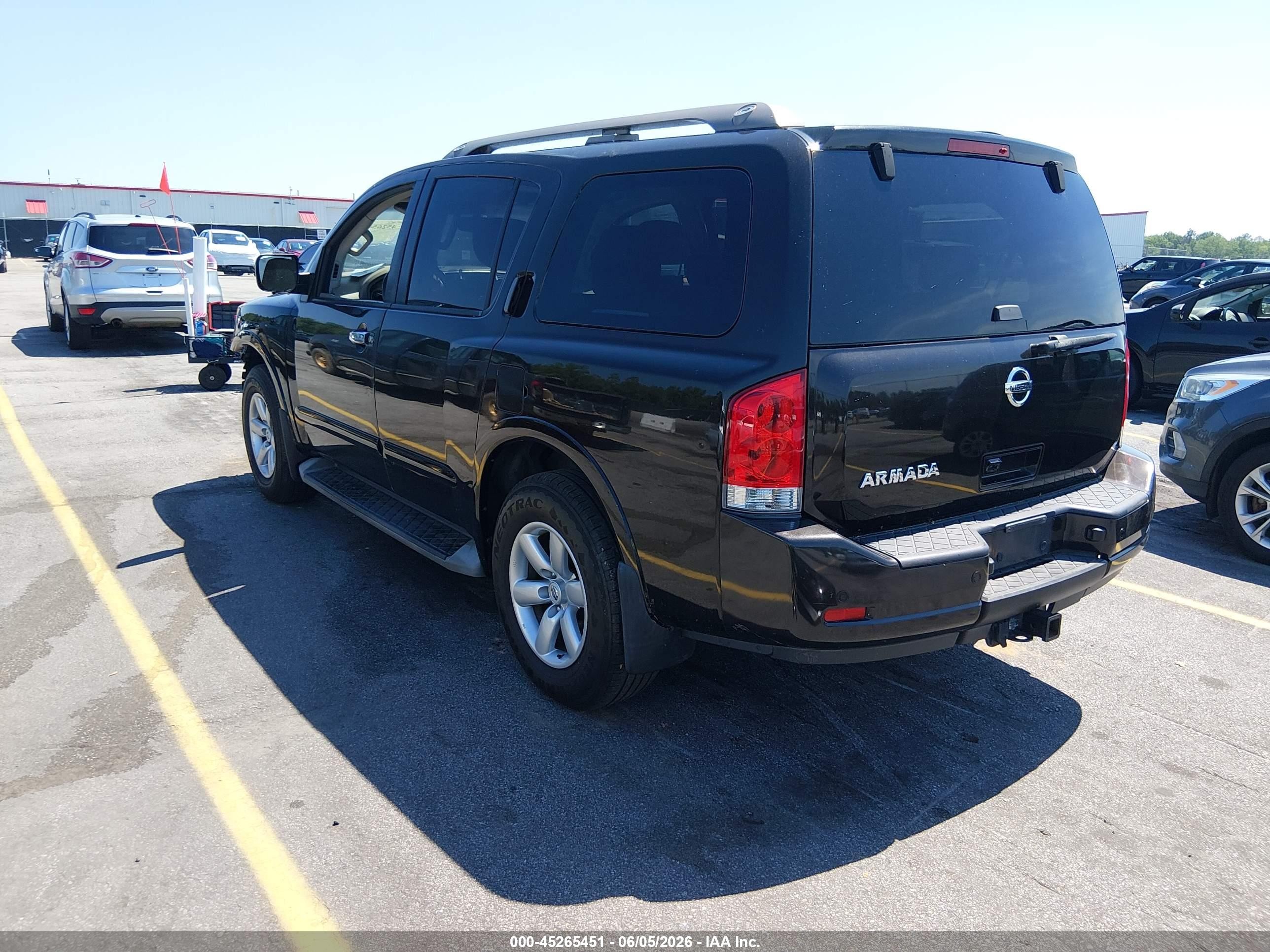 2015 Nissan Armada Sv Brown vin: 5N1AA0ND3FN607661