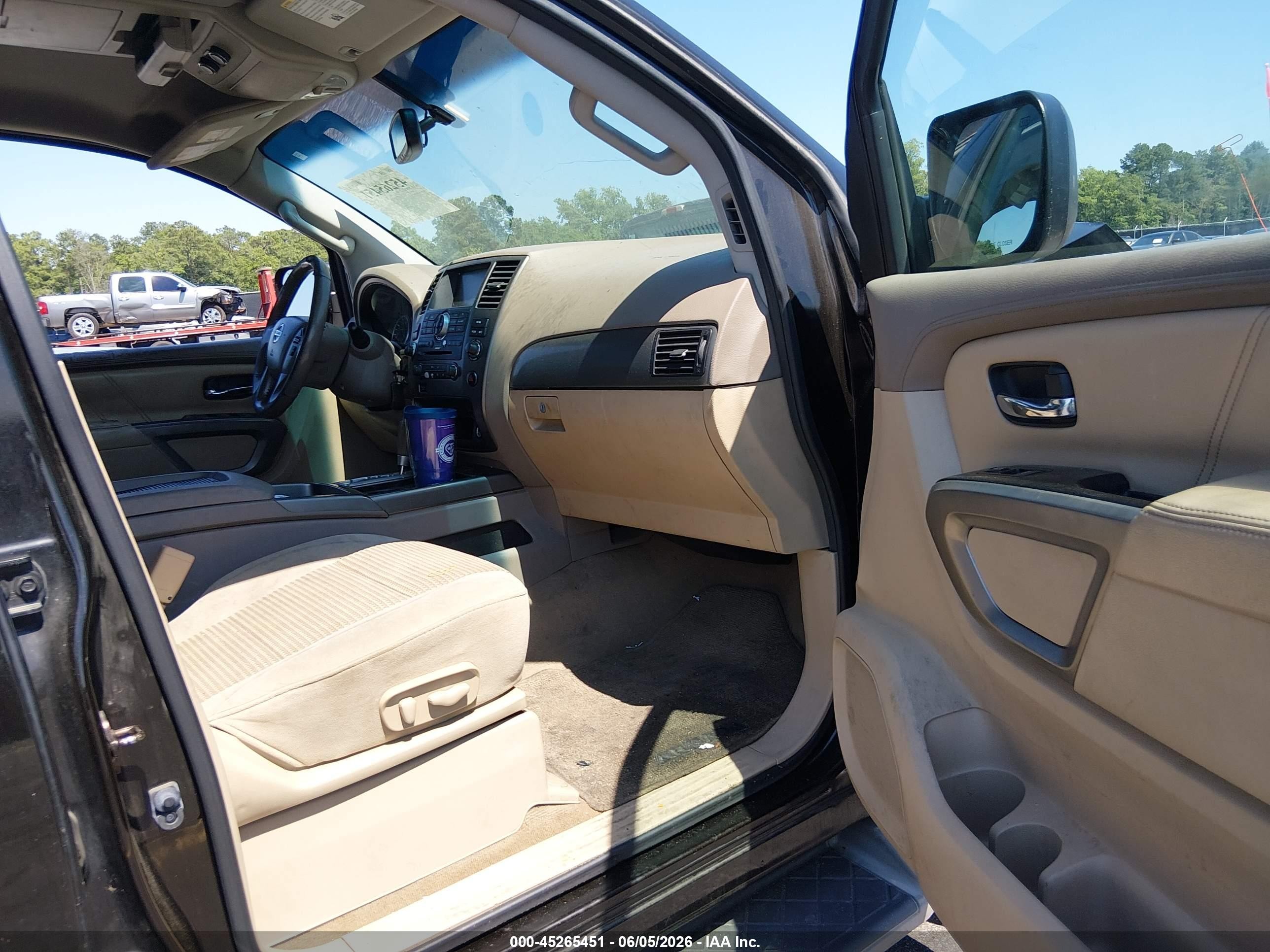 2015 Nissan Armada Sv Brown vin: 5N1AA0ND3FN607661