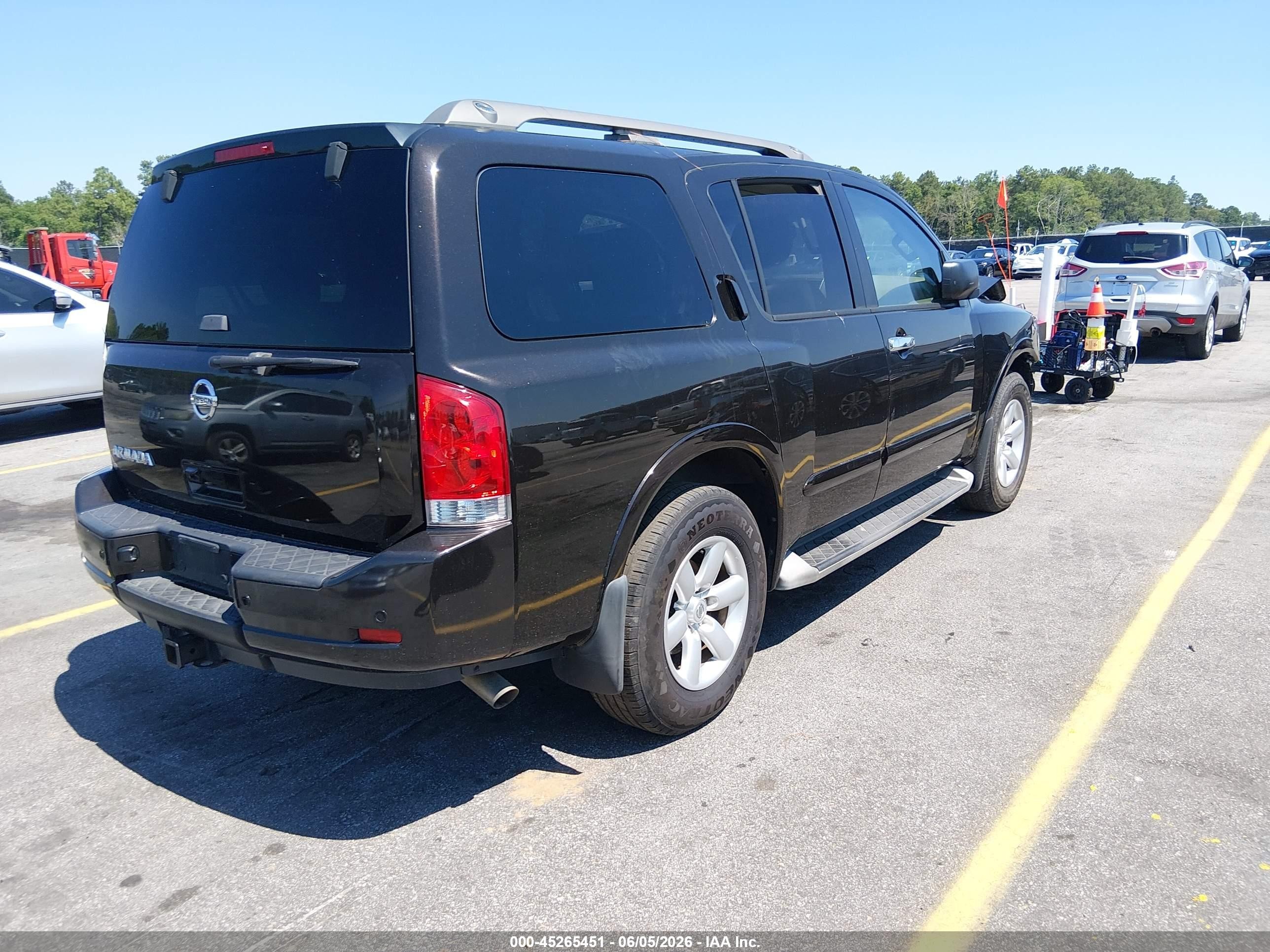 2015 Nissan Armada Sv Brown vin: 5N1AA0ND3FN607661