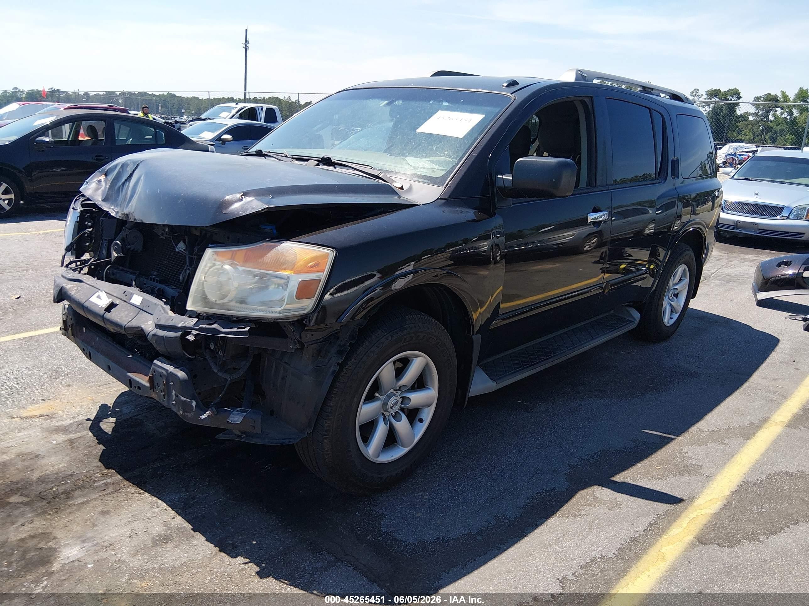 2015 Nissan Armada Sv Brown vin: 5N1AA0ND3FN607661