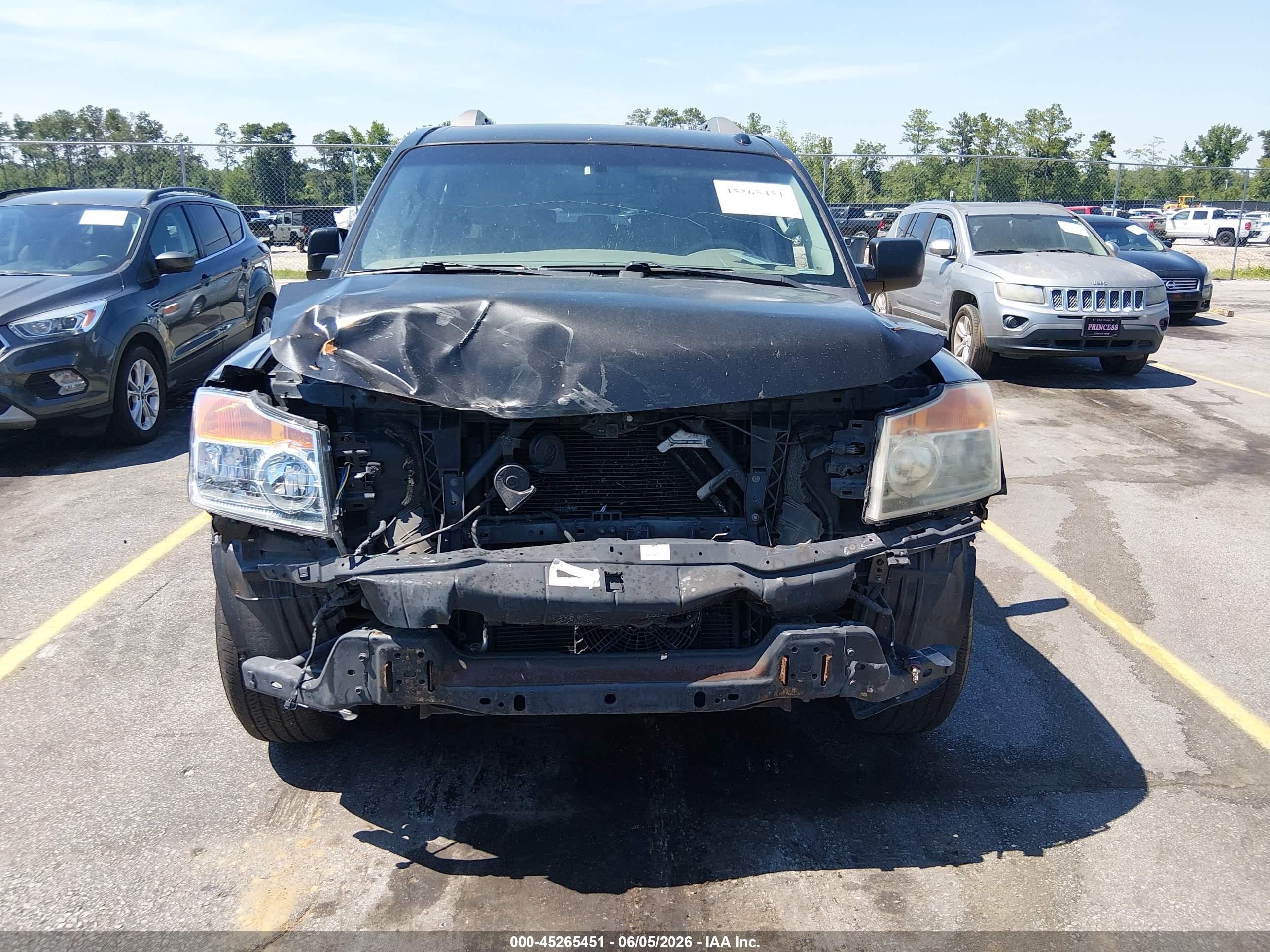 2015 Nissan Armada Sv Brown vin: 5N1AA0ND3FN607661