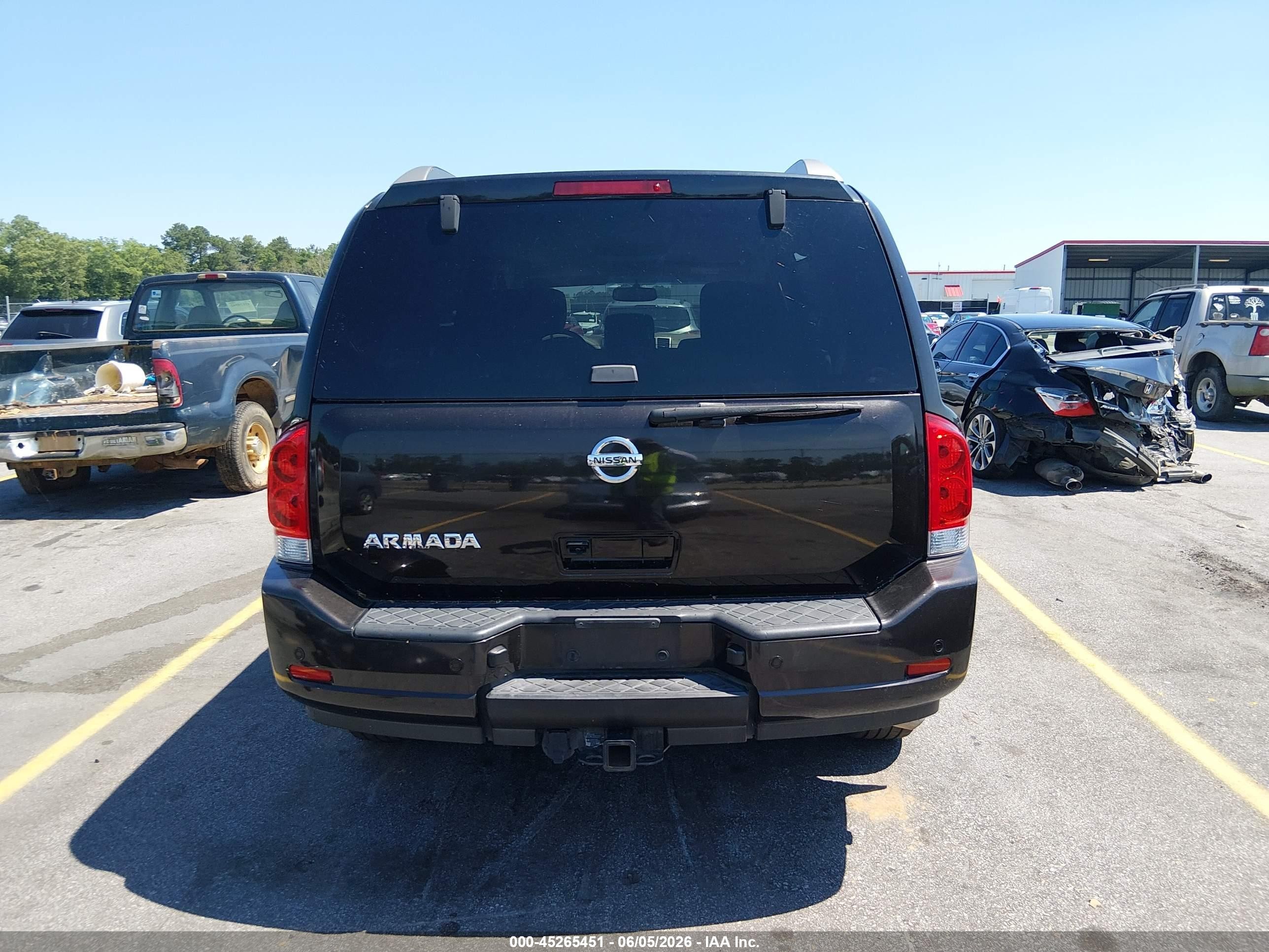 2015 Nissan Armada Sv Brown vin: 5N1AA0ND3FN607661
