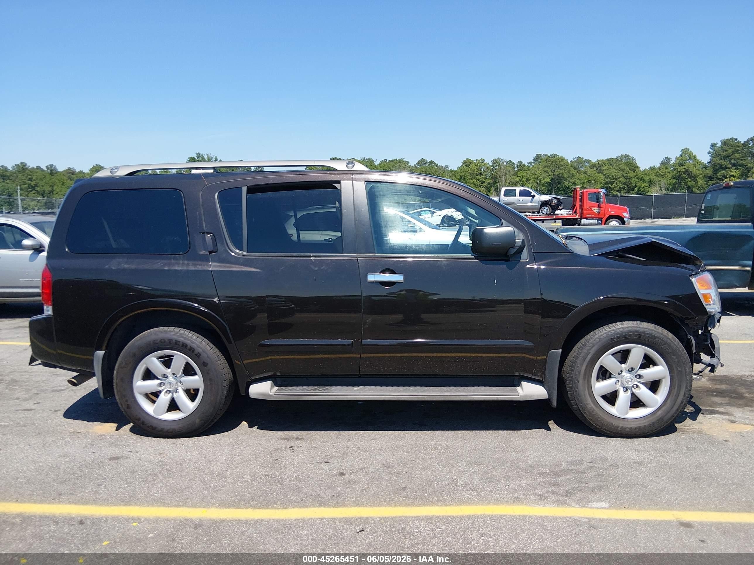 2015 Nissan Armada Sv Brown vin: 5N1AA0ND3FN607661