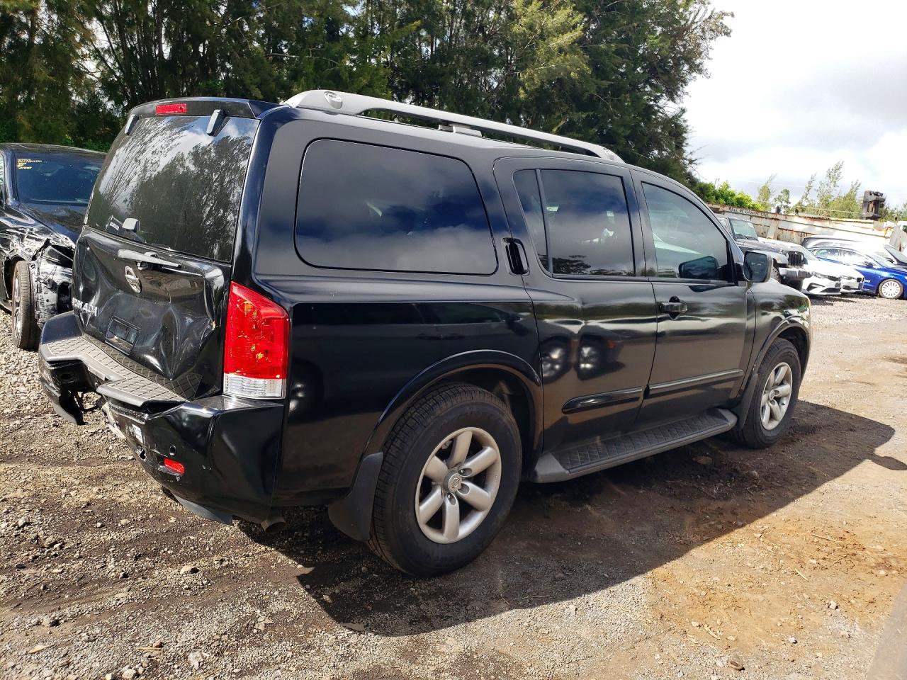 2015 Nissan Armada Sv Black vin: 5N1AA0ND3FN620300