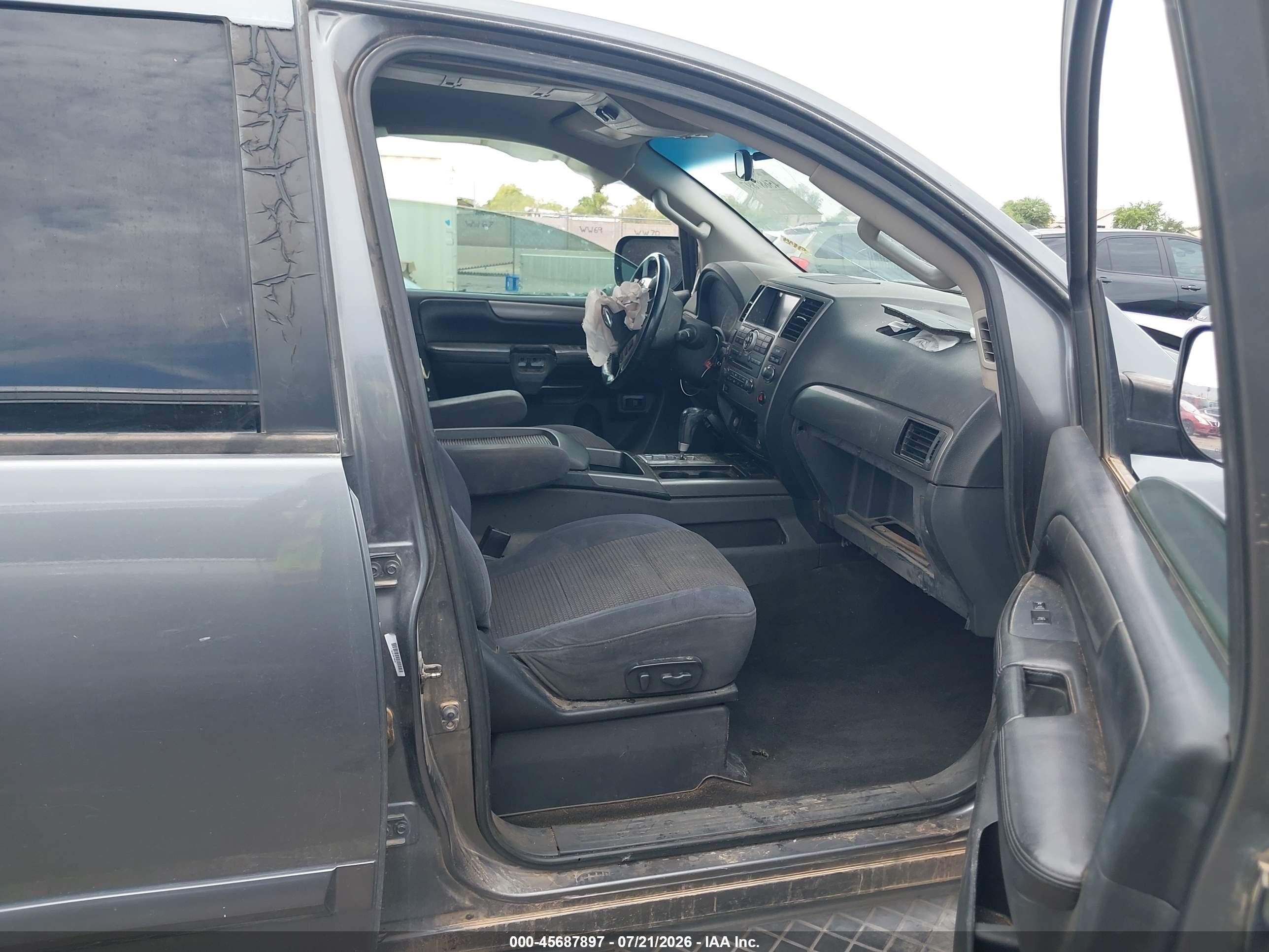 2013 Nissan Armada Sv Gray vin: 5N1AA0ND5DN604080