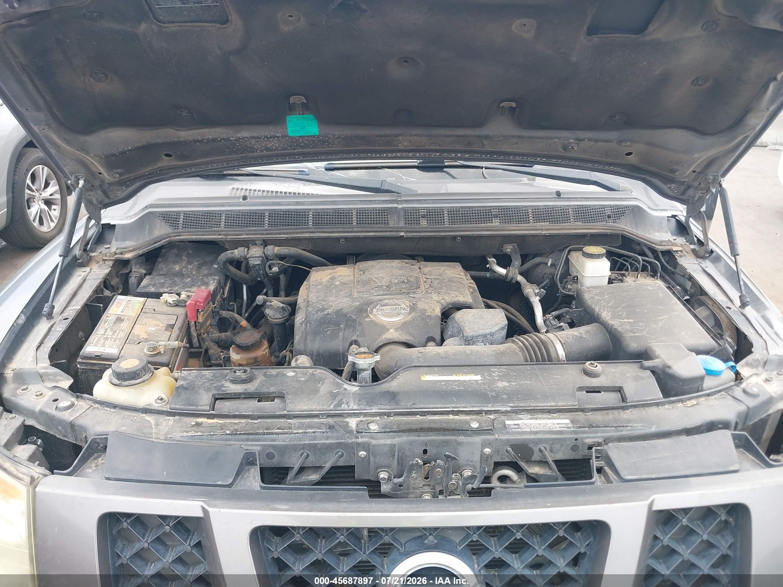 2013 Nissan Armada Sv Gray vin: 5N1AA0ND5DN604080