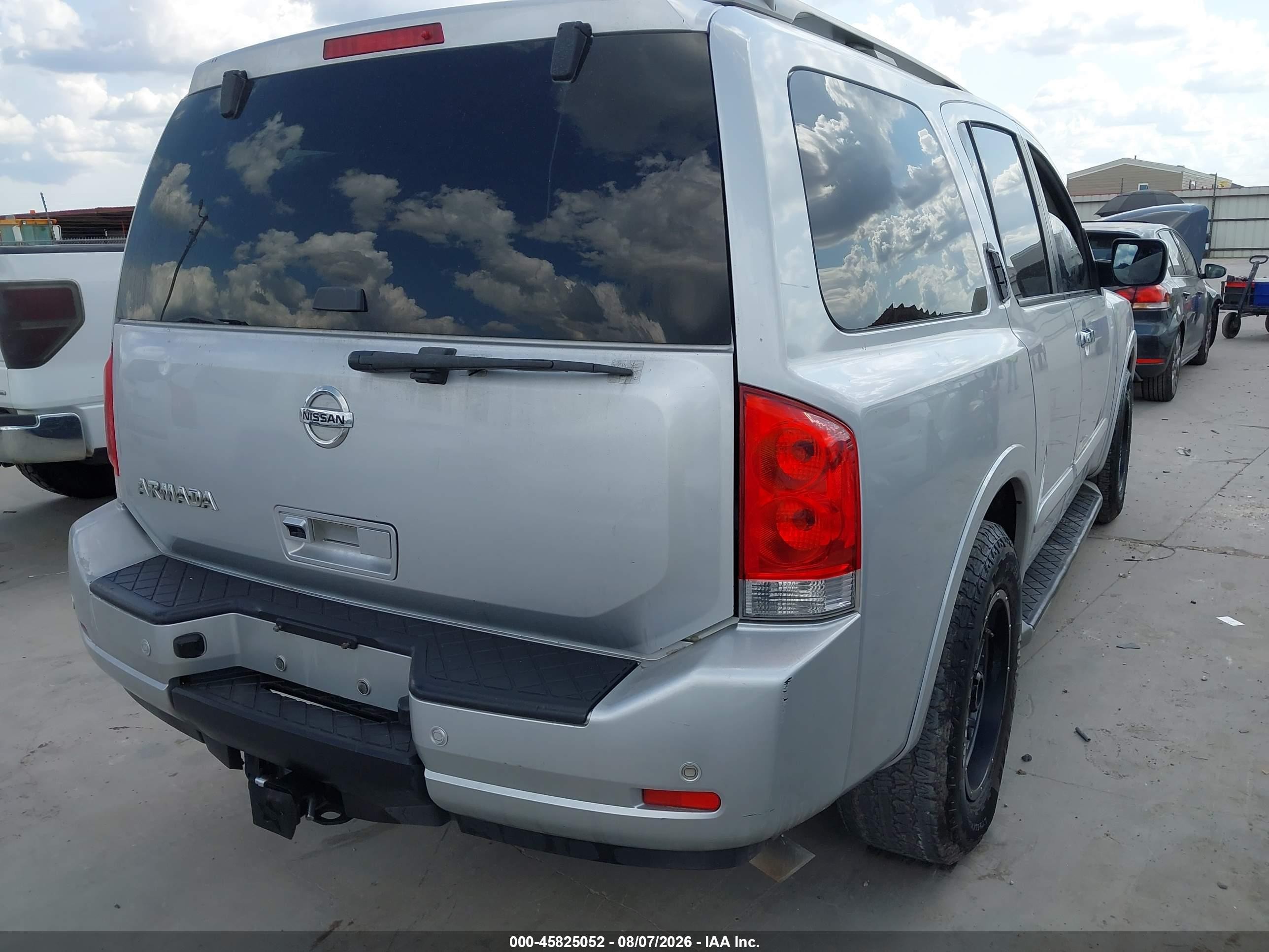2014 Nissan Armada Platinum/sl/sv Silver vin: 5N1AA0ND5EN608373