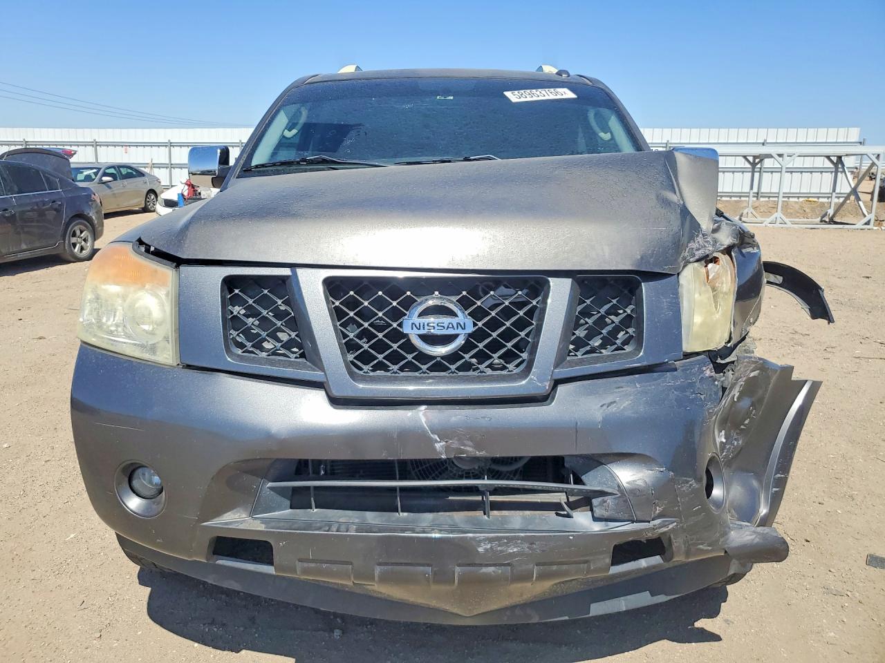 2011 Nissan Armada Sv Серый vin: 5N1AA0ND6BN613349