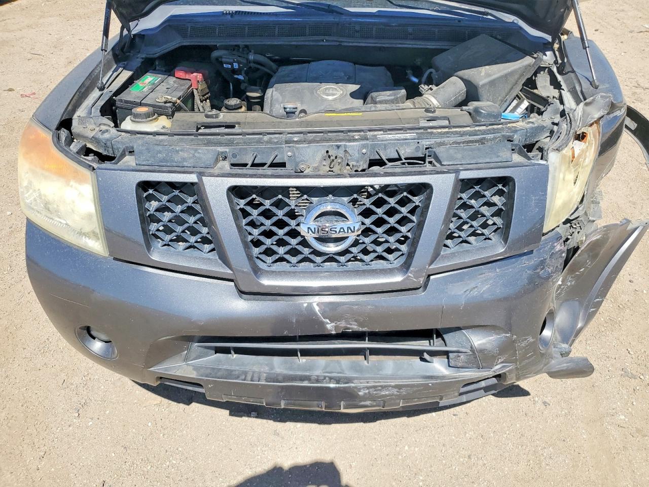 2011 Nissan Armada Sv Серый vin: 5N1AA0ND6BN613349
