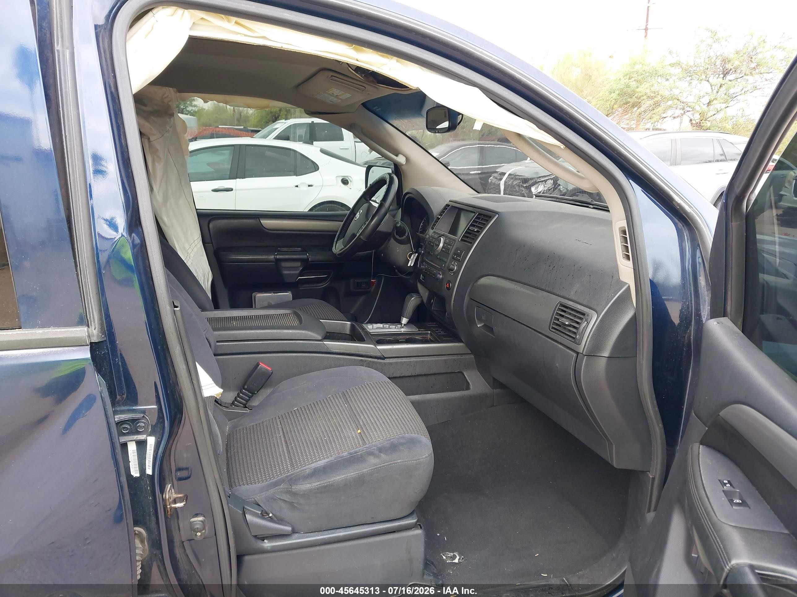 2010 Nissan Armada Se Blue vin: 5N1AA0ND7AN608613
