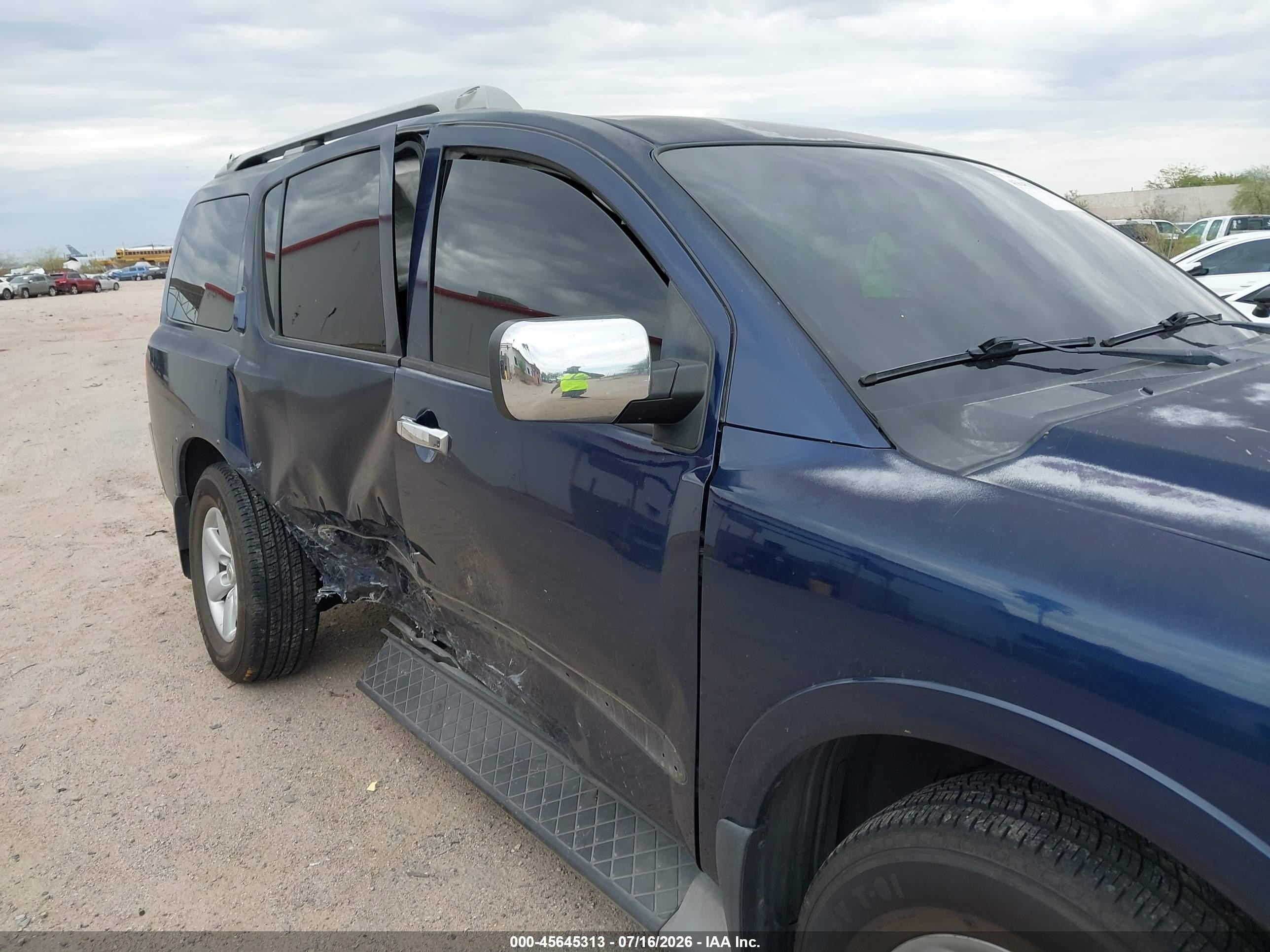 2010 Nissan Armada Se Blue vin: 5N1AA0ND7AN608613