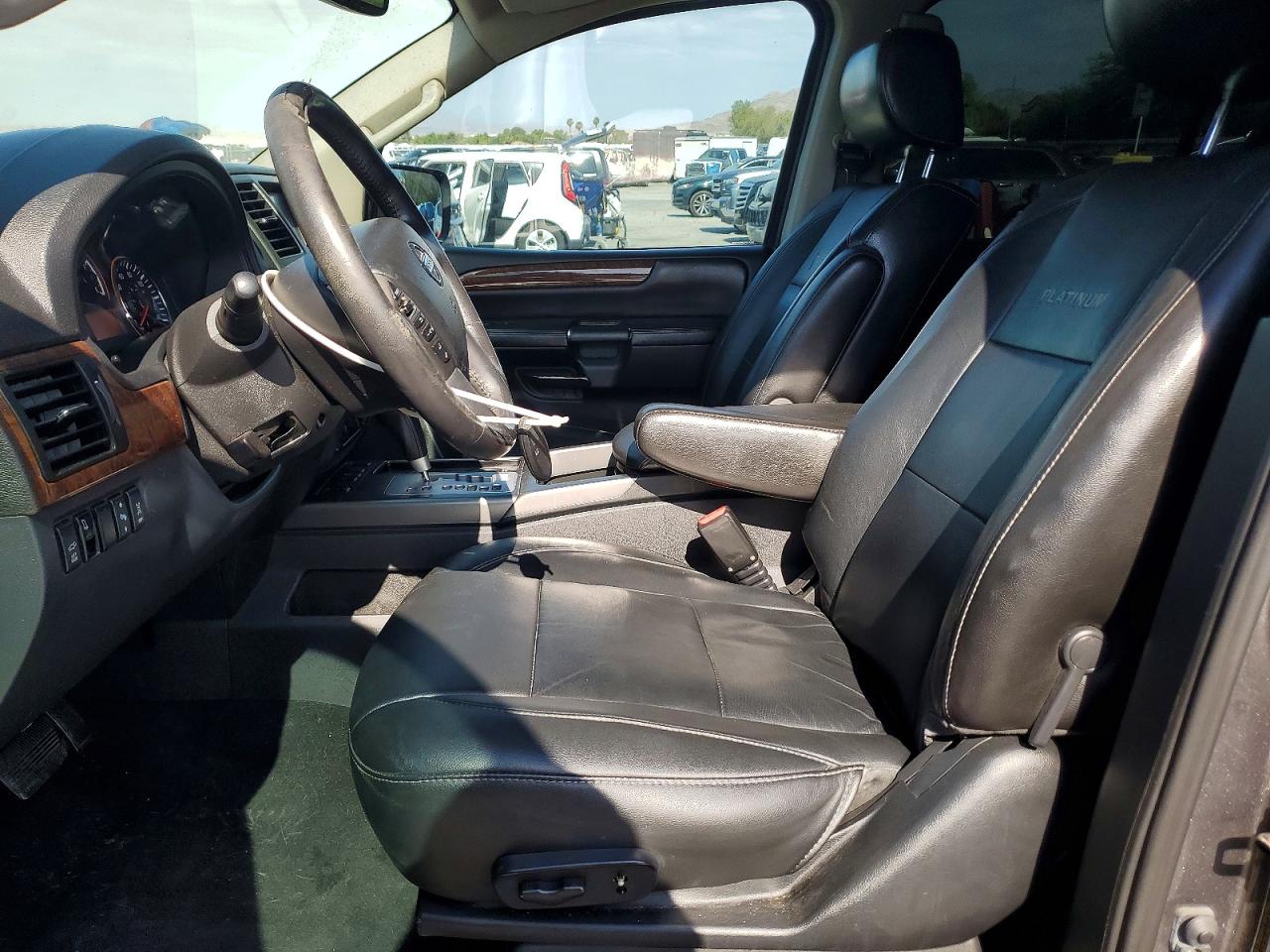 2014 Nissan Armada Platinum Gray vin: 5N1AA0ND8EN610392