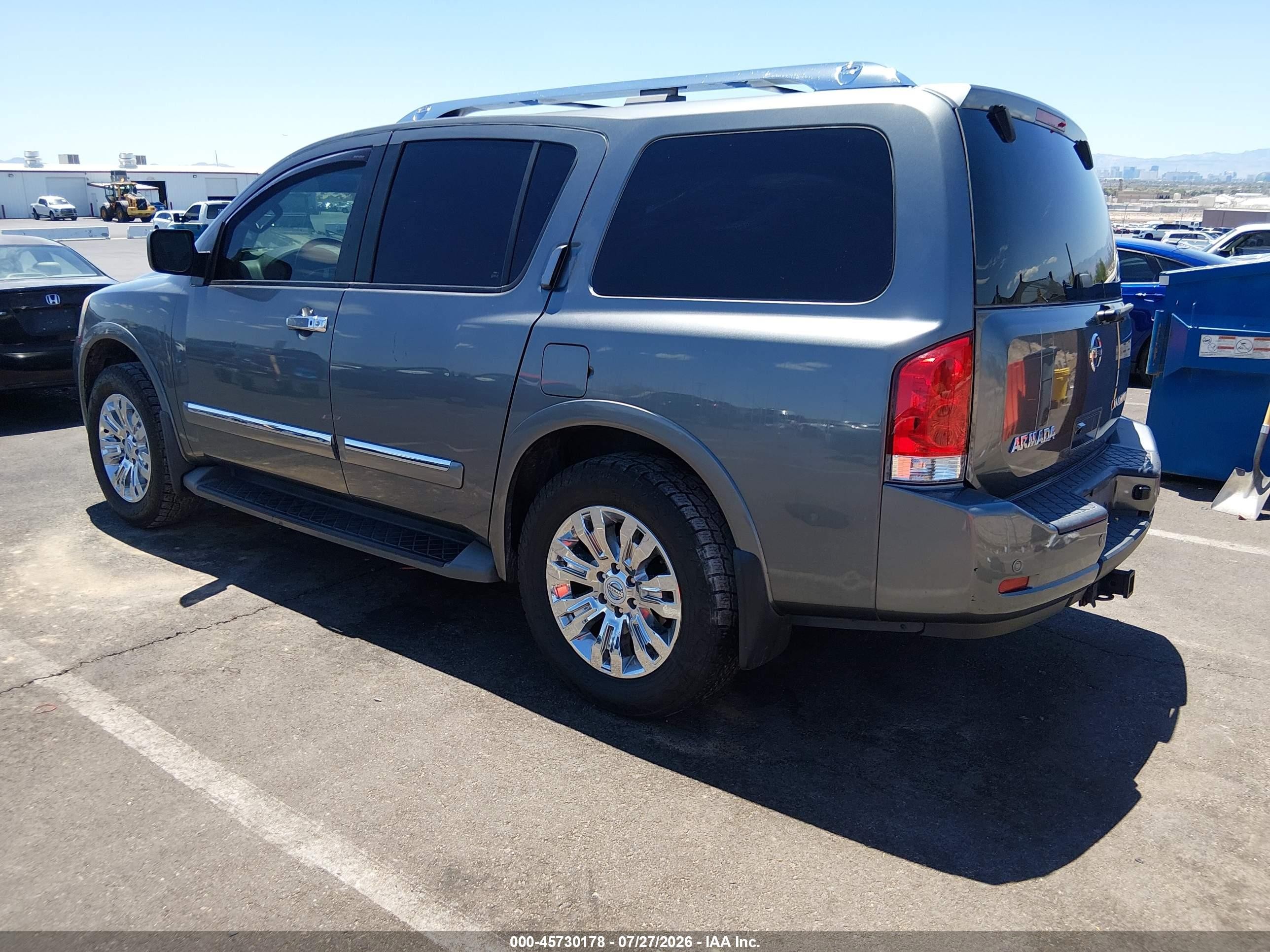 2015 Nissan Armada Platinum Silver vin: 5N1AA0ND8FN616713