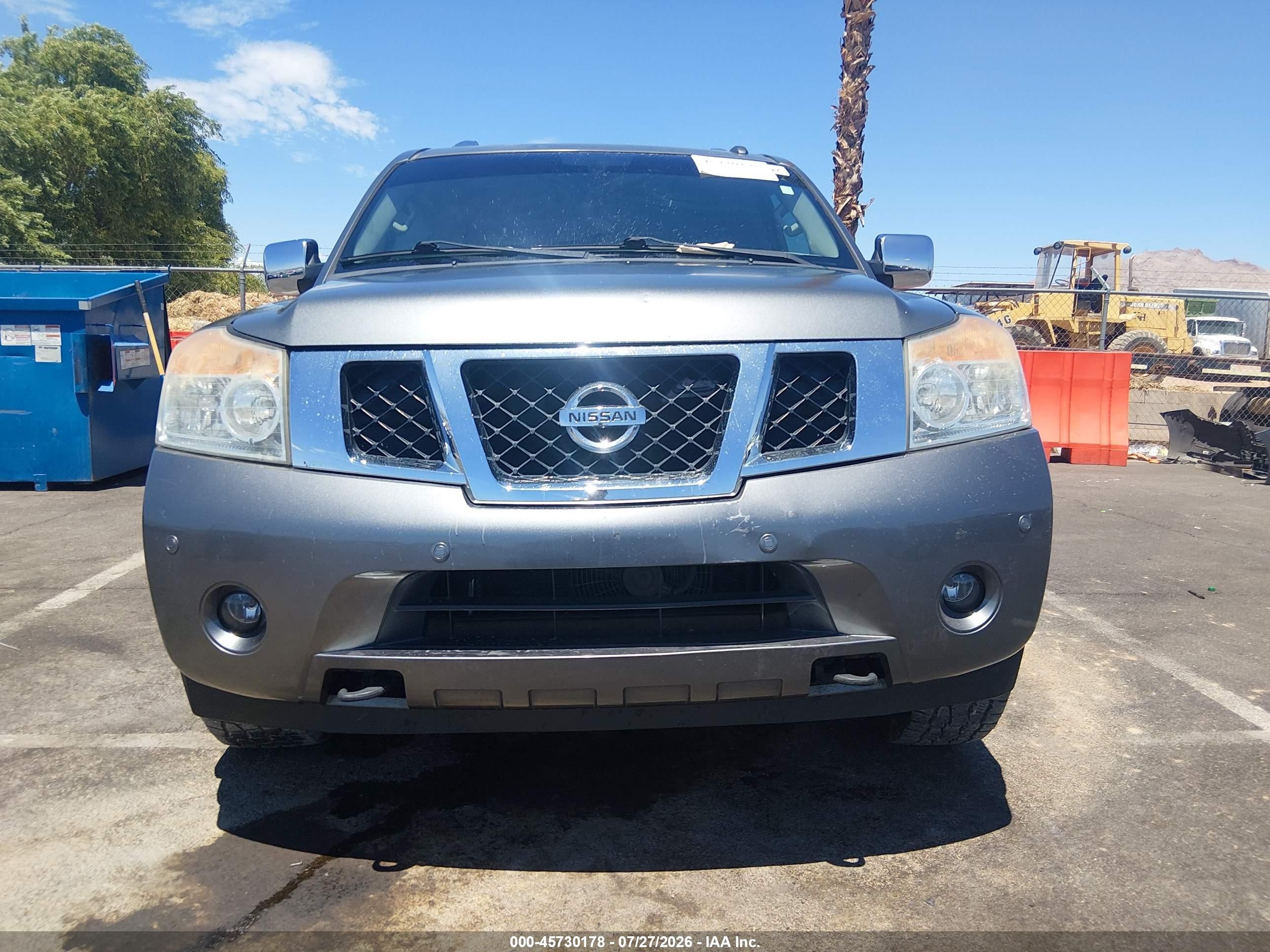 2015 Nissan Armada Platinum Silver vin: 5N1AA0ND8FN616713
