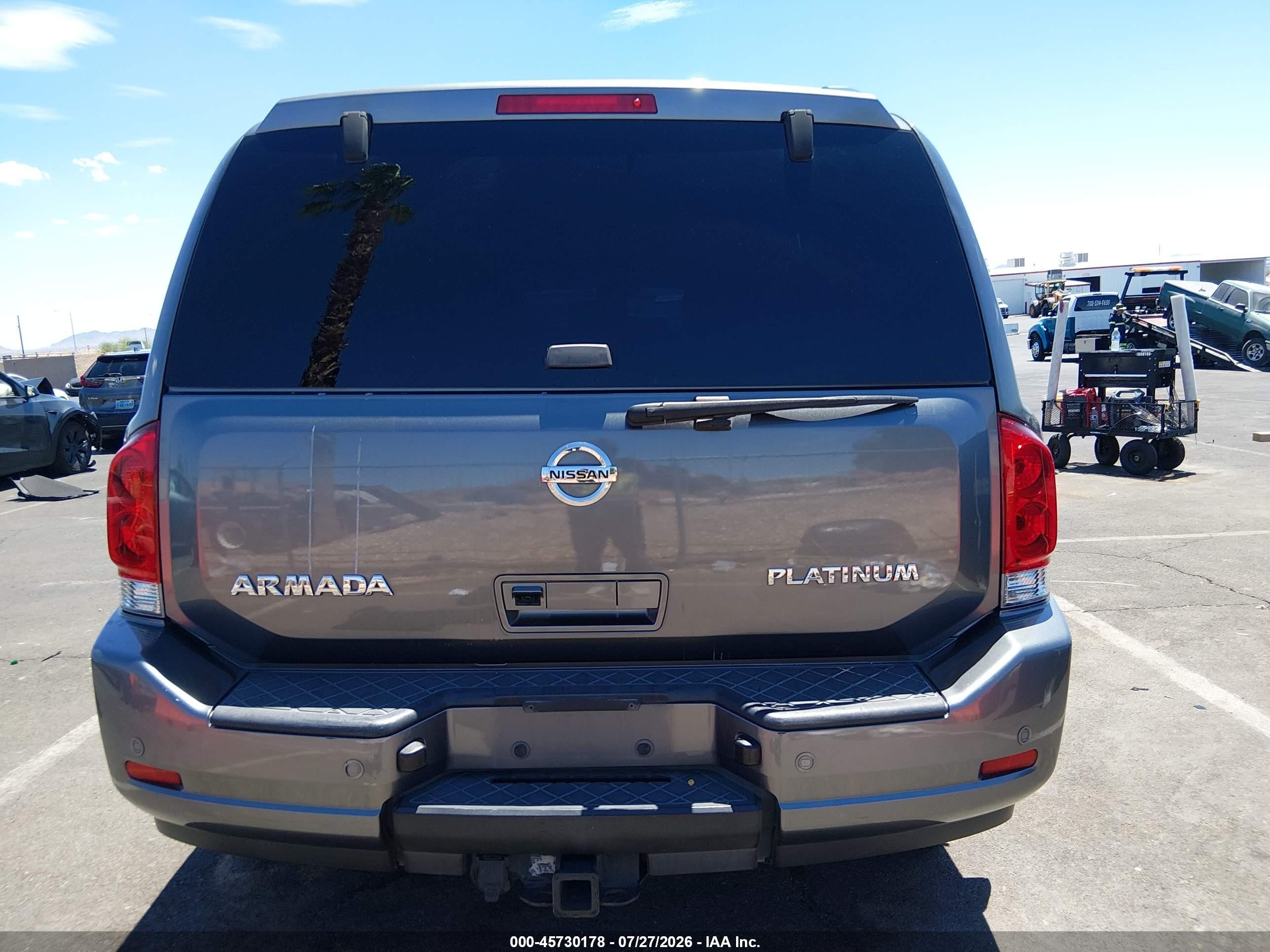 2015 Nissan Armada Platinum Silver vin: 5N1AA0ND8FN616713
