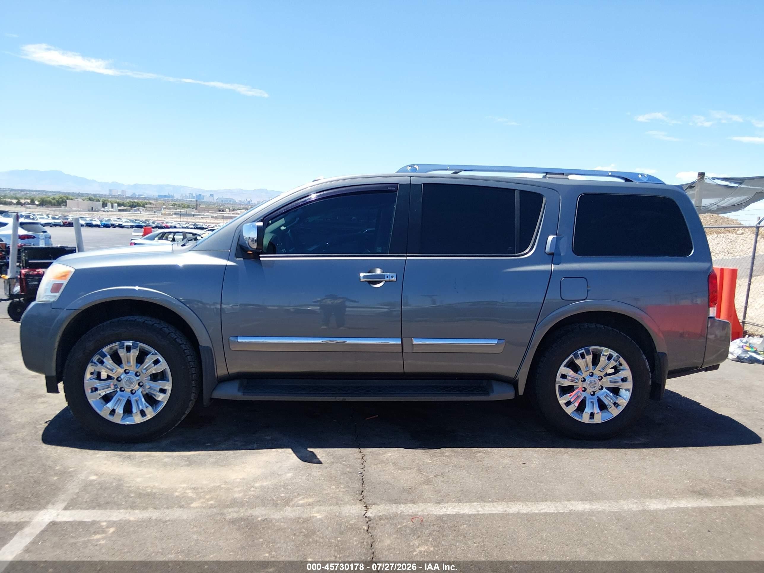 2015 Nissan Armada Platinum Silver vin: 5N1AA0ND8FN616713