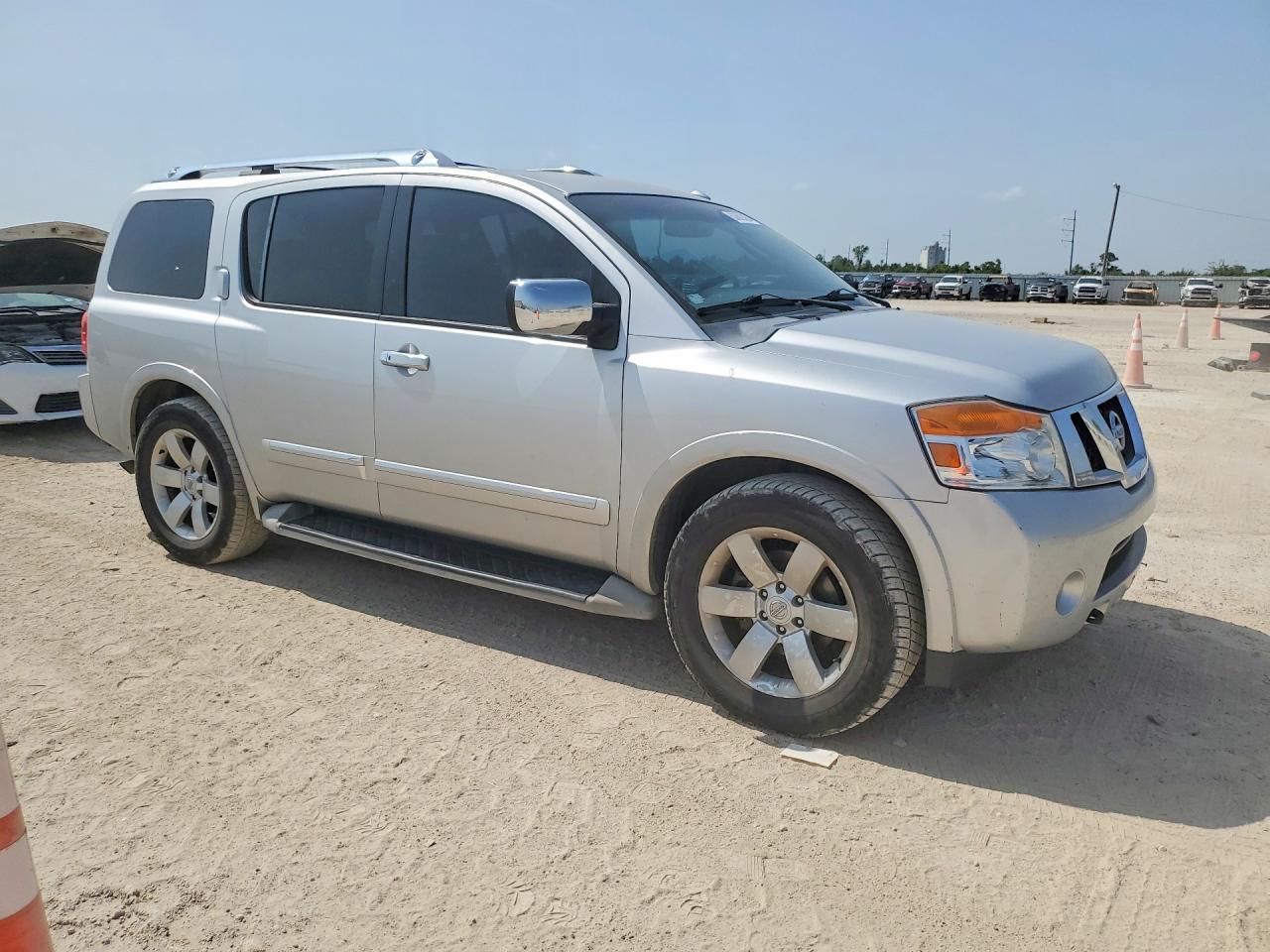 2010 Nissan Armada Se White vin: 5N1AA0ND9AN602277