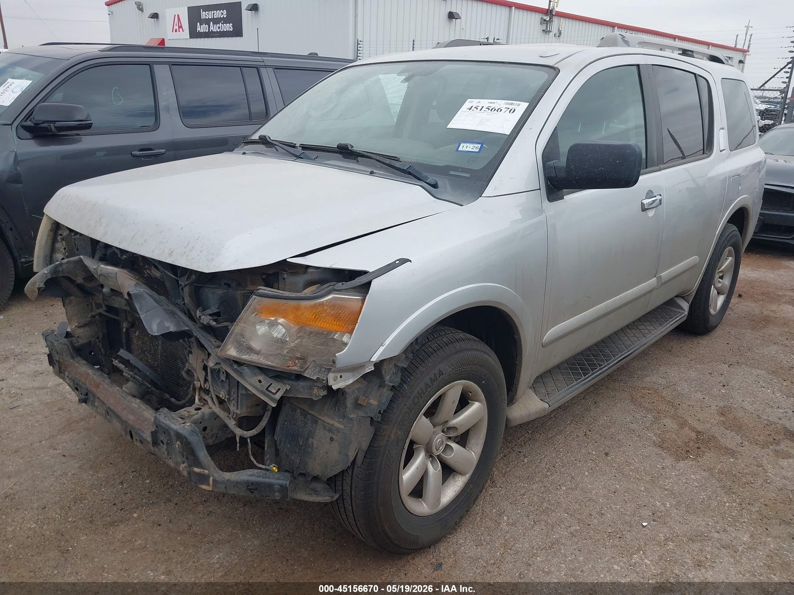2015 Nissan Armada Platinum/sl/sv Silver vin: 5N1AA0ND9FN607180