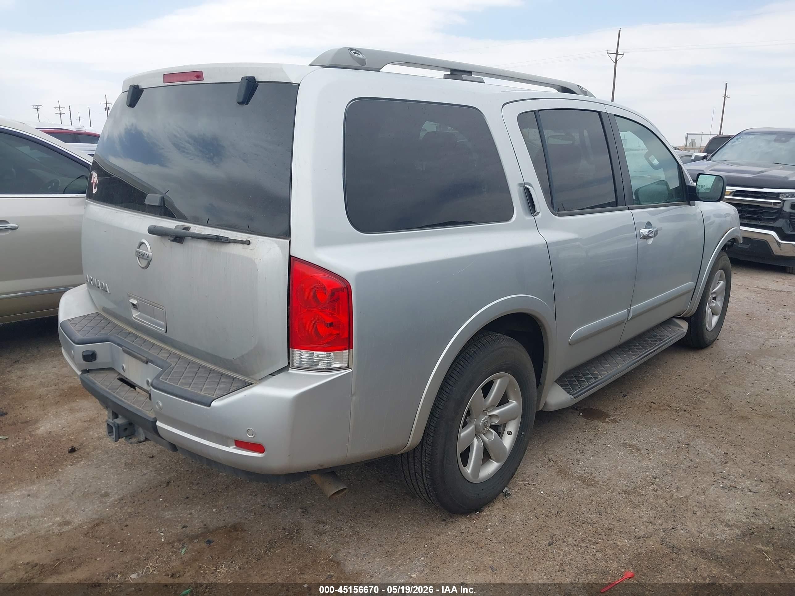 2015 Nissan Armada Platinum/sl/sv Silver vin: 5N1AA0ND9FN607180