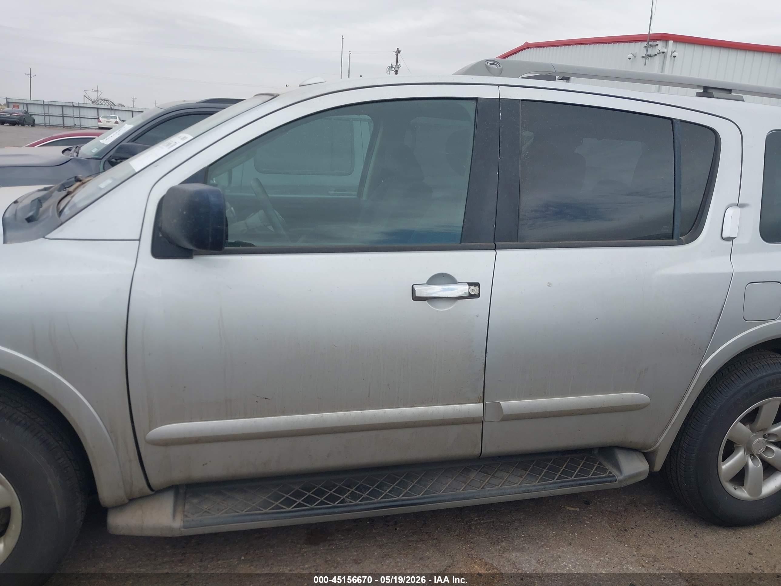 2015 Nissan Armada Platinum/sl/sv Silver vin: 5N1AA0ND9FN607180