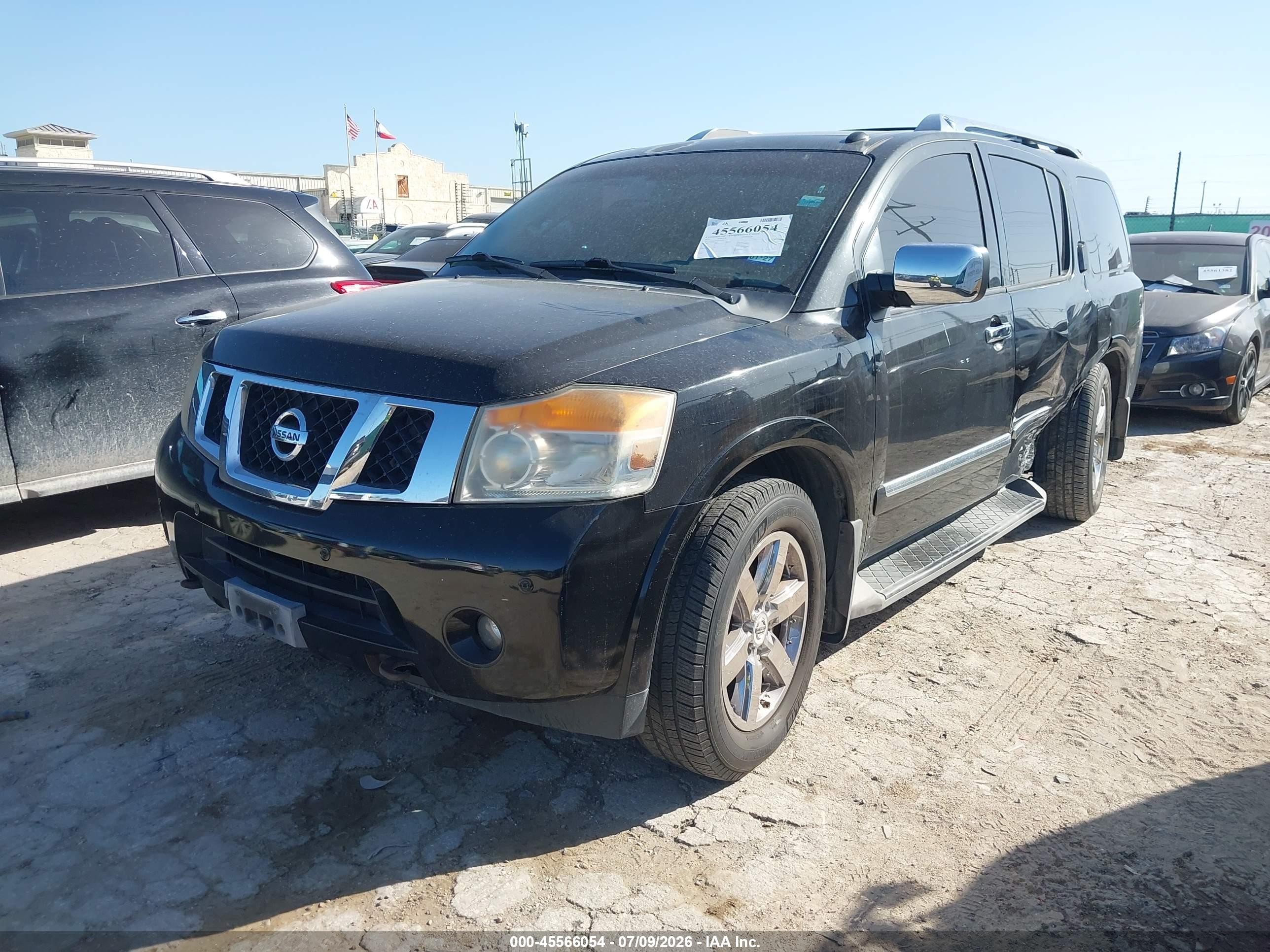 2014 Nissan Armada Platinum/sl/sv Black vin: 5N1AA0NDXEN606313