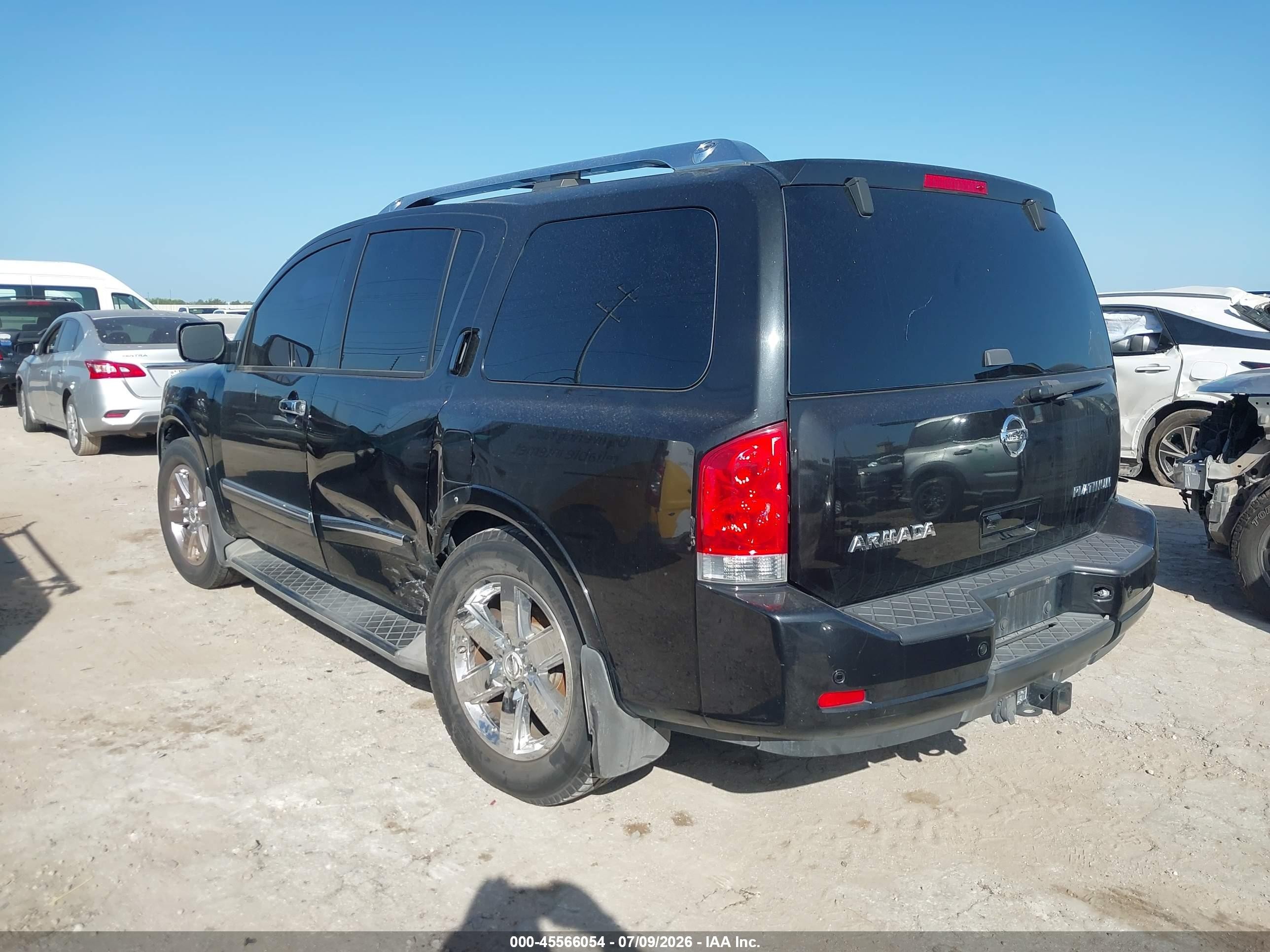 2014 Nissan Armada Platinum/sl/sv Black vin: 5N1AA0NDXEN606313