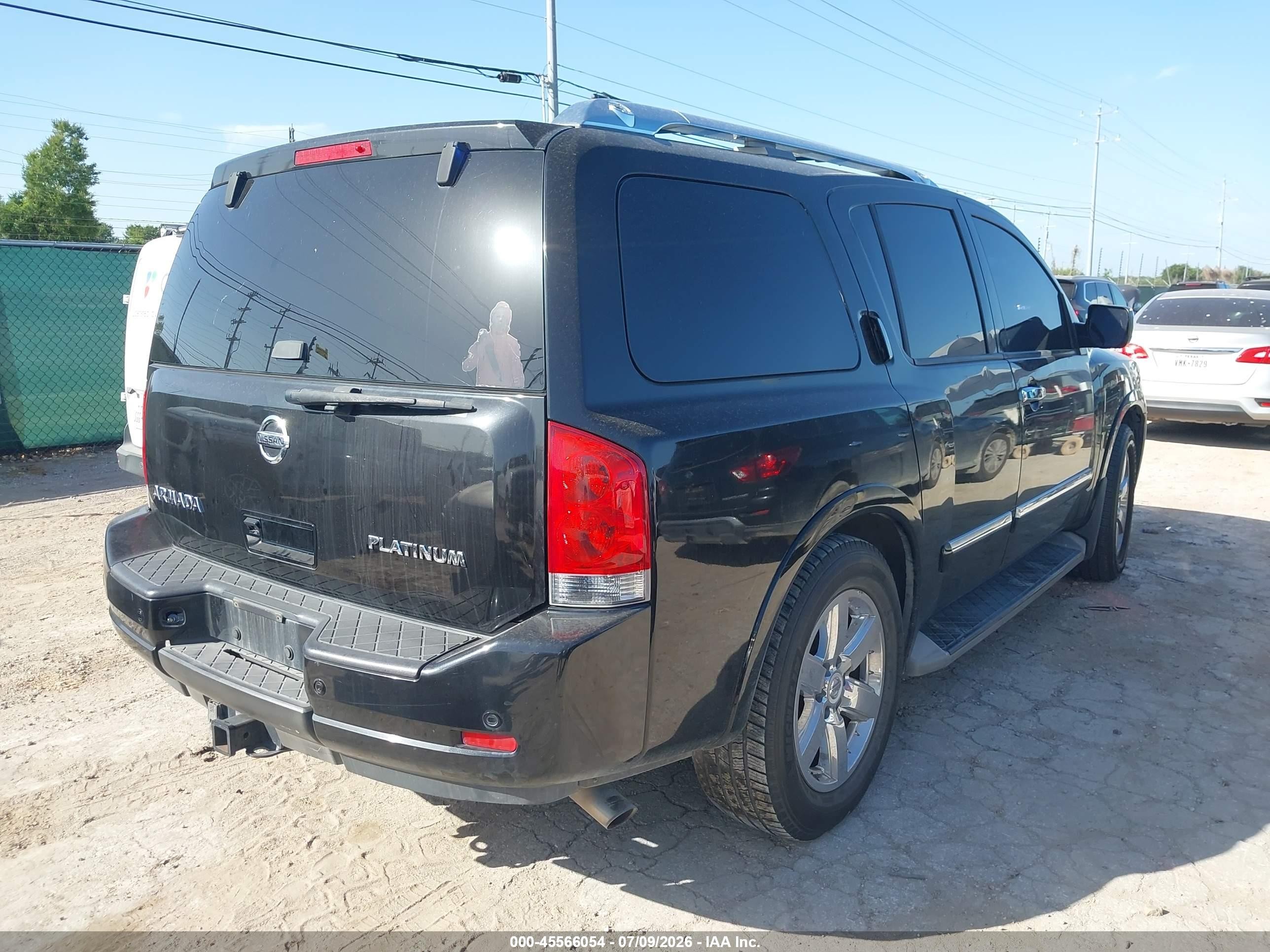 2014 Nissan Armada Platinum/sl/sv Black vin: 5N1AA0NDXEN606313
