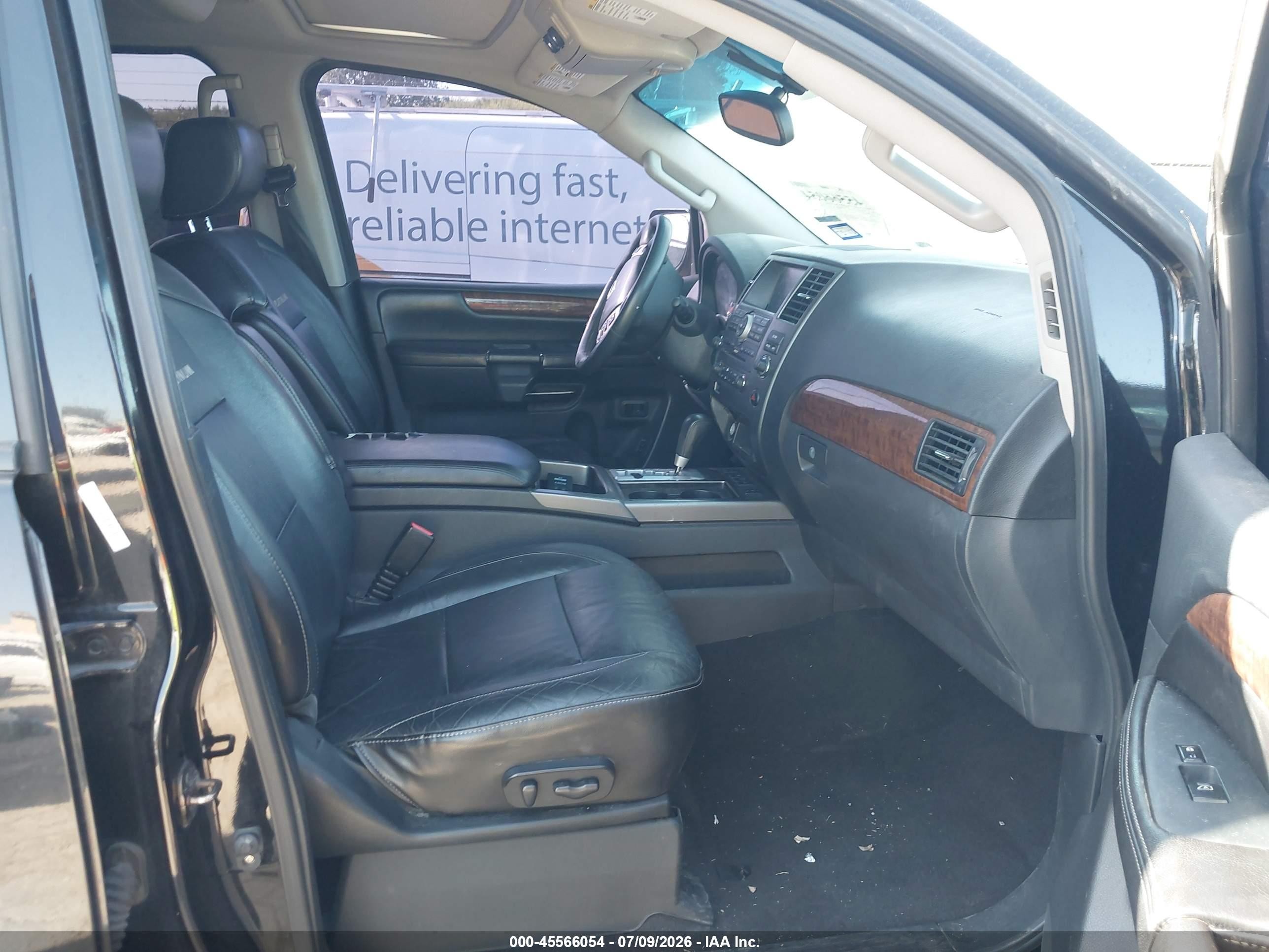 2014 Nissan Armada Platinum/sl/sv Black vin: 5N1AA0NDXEN606313