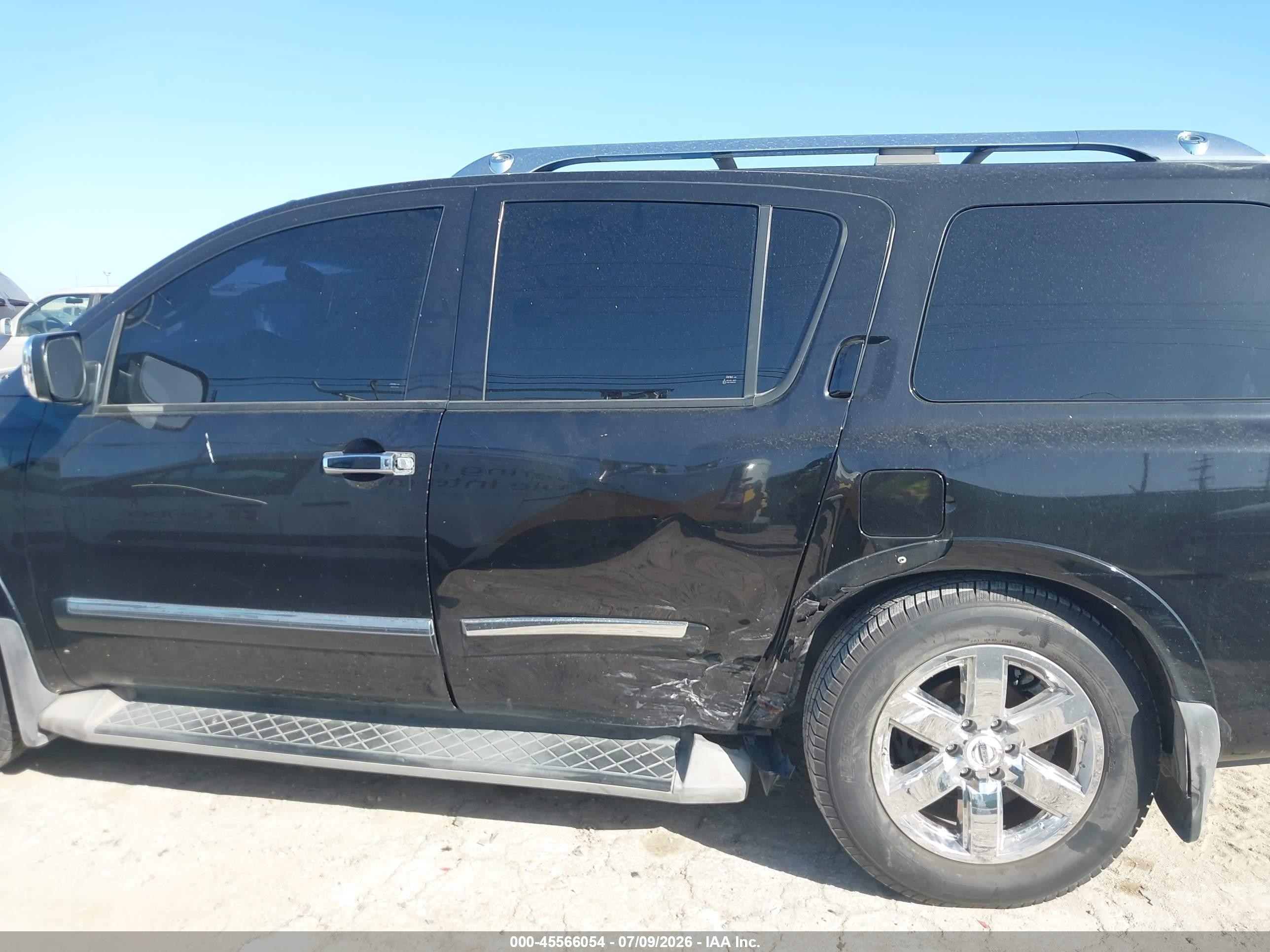 2014 Nissan Armada Platinum/sl/sv Black vin: 5N1AA0NDXEN606313