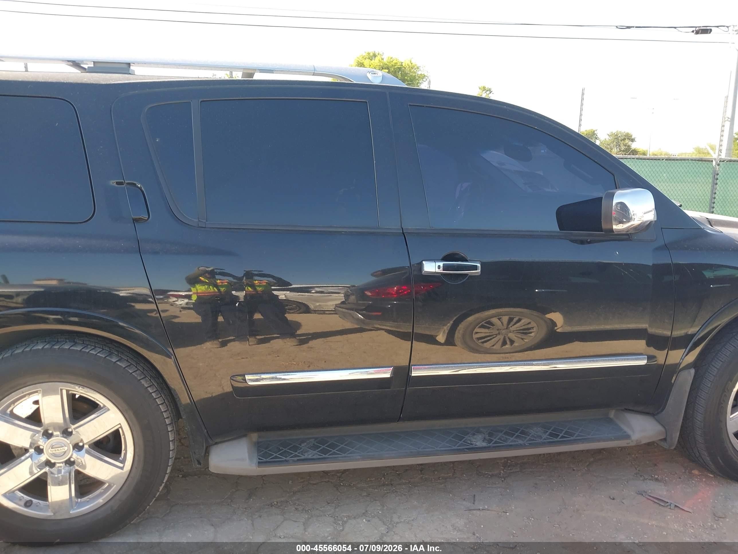 2014 Nissan Armada Platinum/sl/sv Black vin: 5N1AA0NDXEN606313