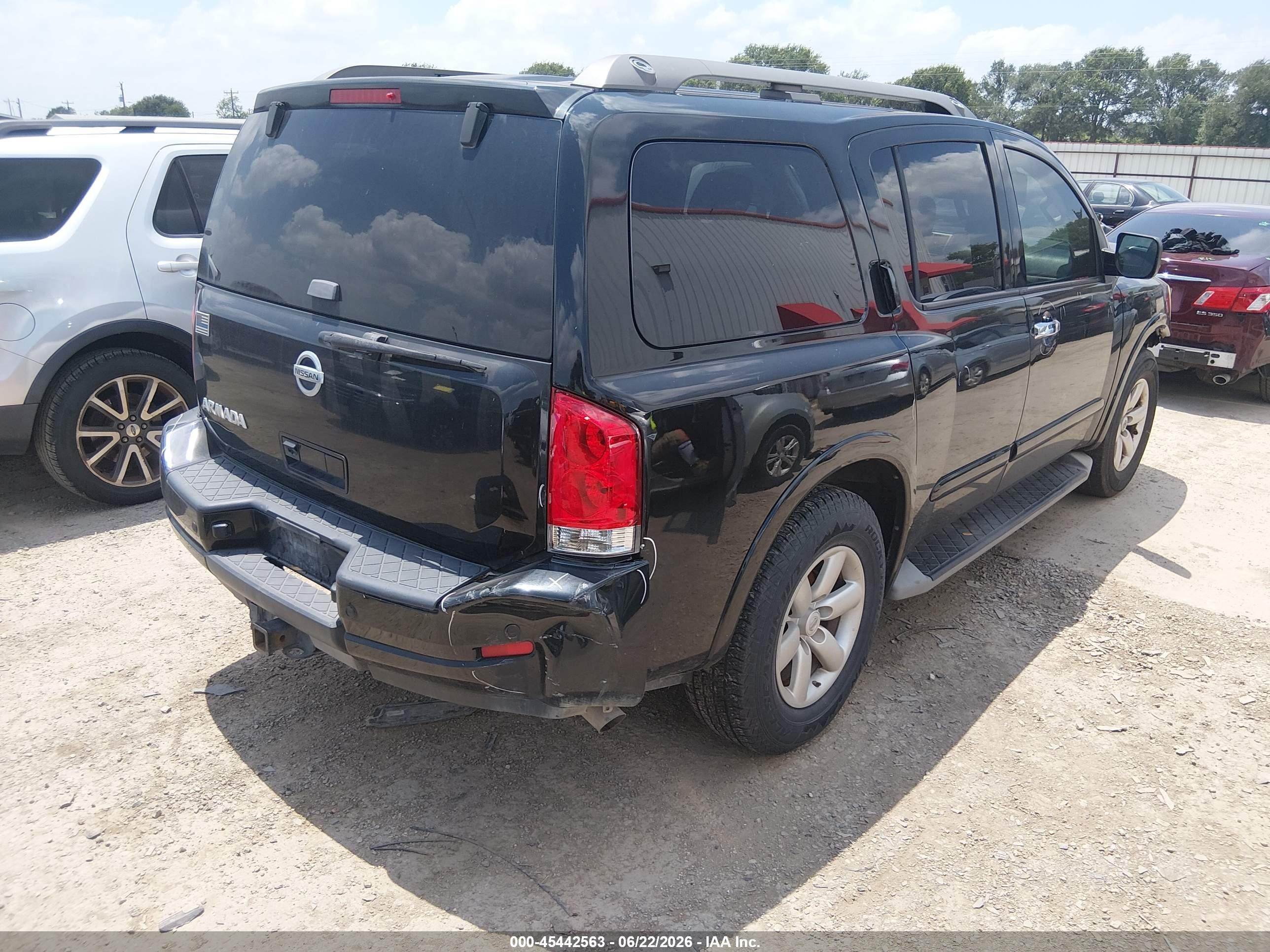 2015 Nissan Armada Platinum/sl/sv Black vin: 5N1AA0NDXFN601405