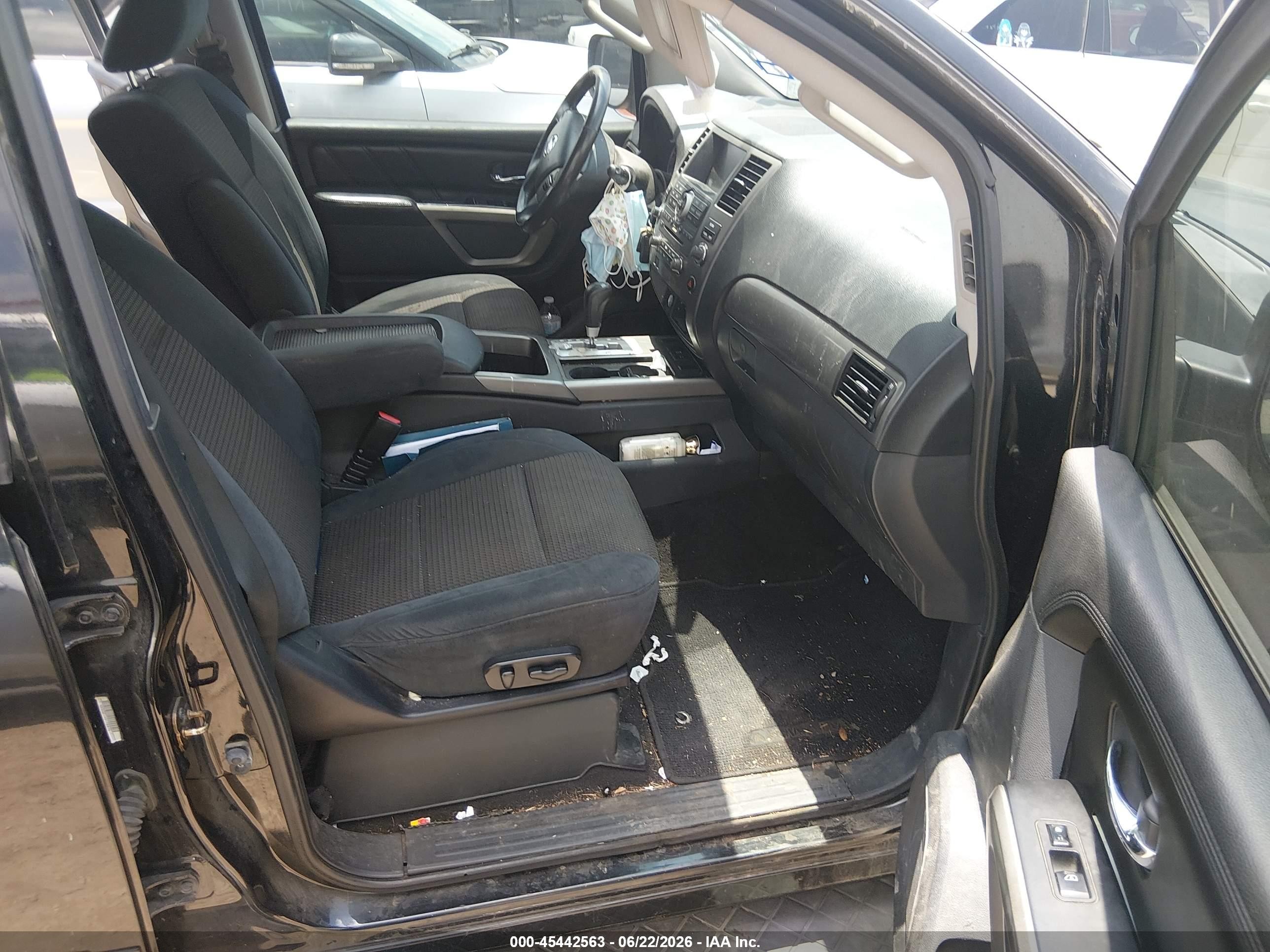 2015 Nissan Armada Platinum/sl/sv Black vin: 5N1AA0NDXFN601405