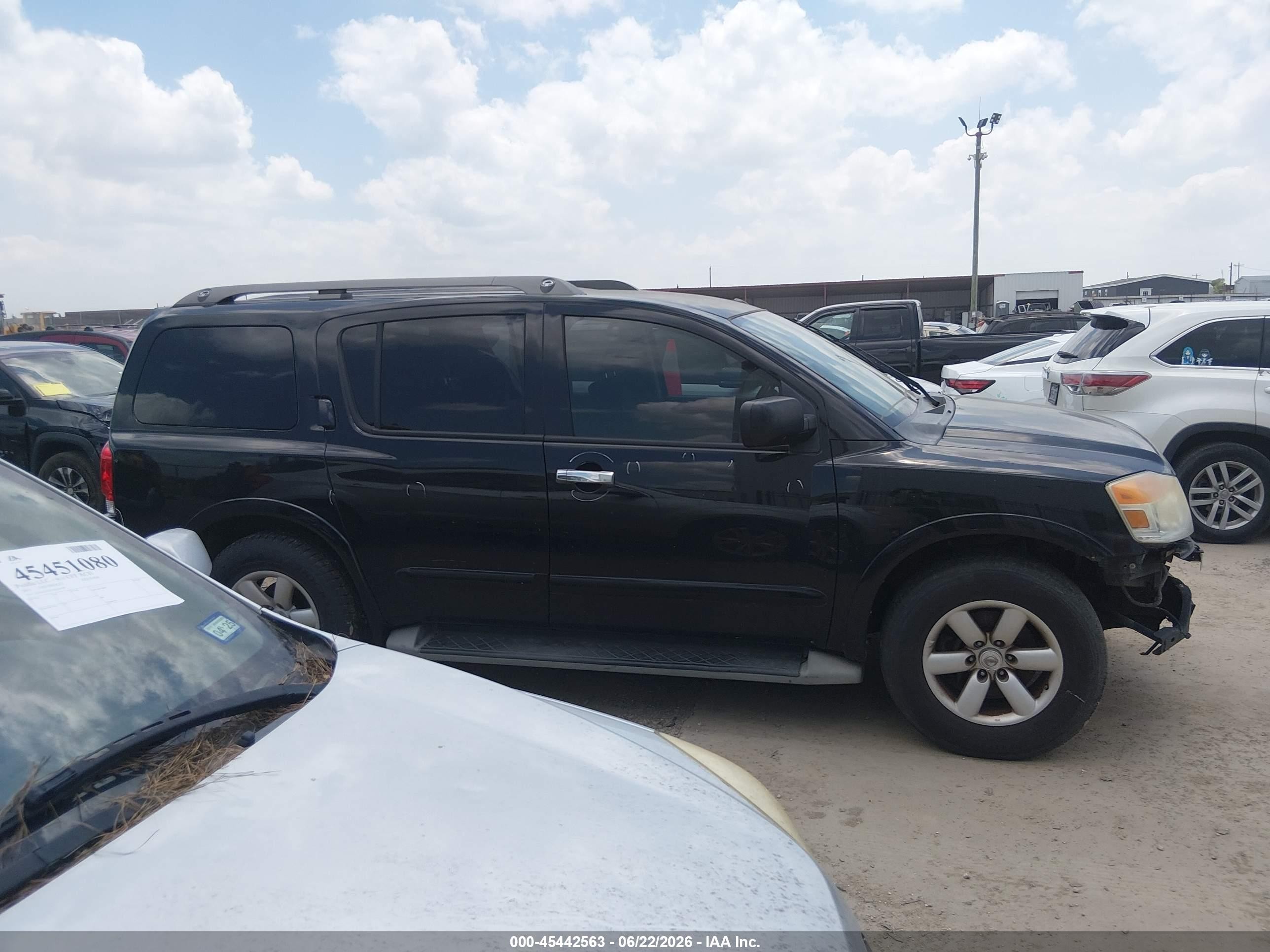2015 Nissan Armada Platinum/sl/sv Black vin: 5N1AA0NDXFN601405